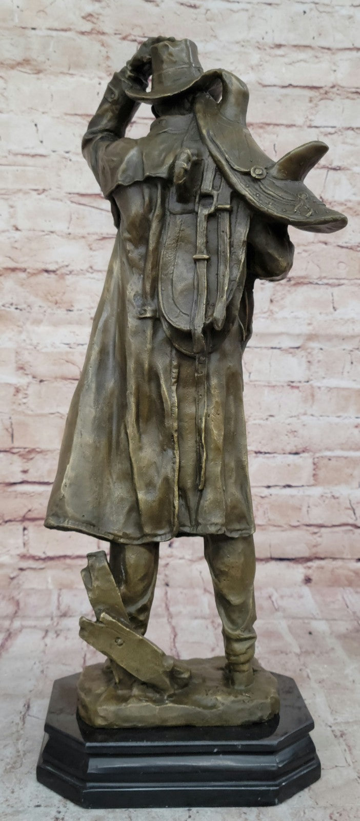 Original Season Cowboy Sheriff Bronze Sculpture Statue Hot Cast Home Deco