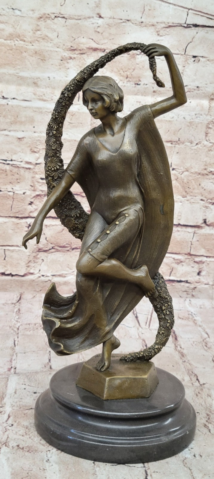 Art Deco Style by Guirande Flapper Dancer Hot Cast Detailed Bronze Figurine Sale
