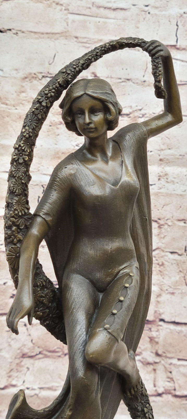 Art Deco Style by Guirande Flapper Dancer Hot Cast Detailed Bronze Figurine Sale