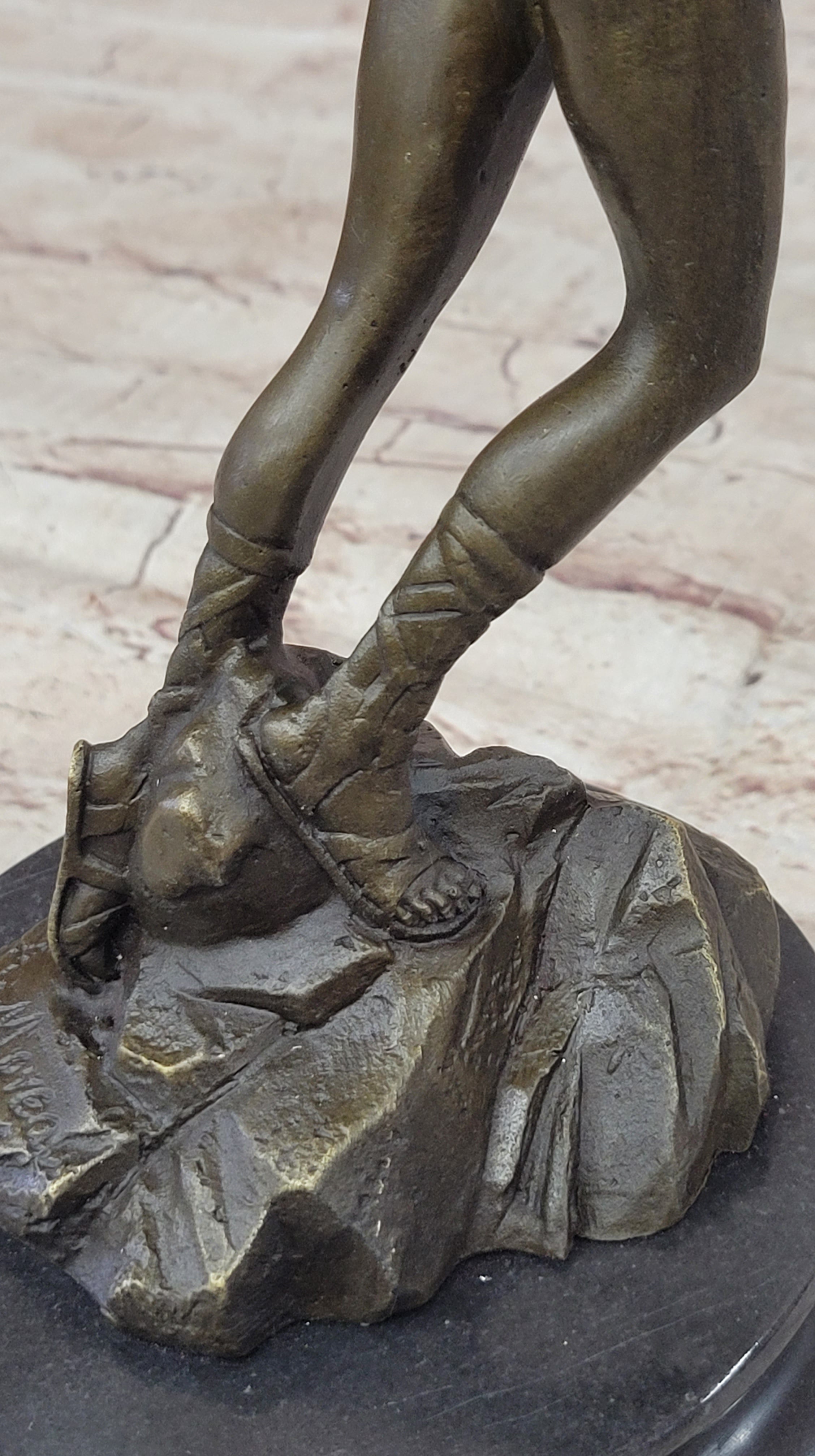 Handcrafted bronze sculpture SALE Mythical Religious Angel Moreau Signed Nude
