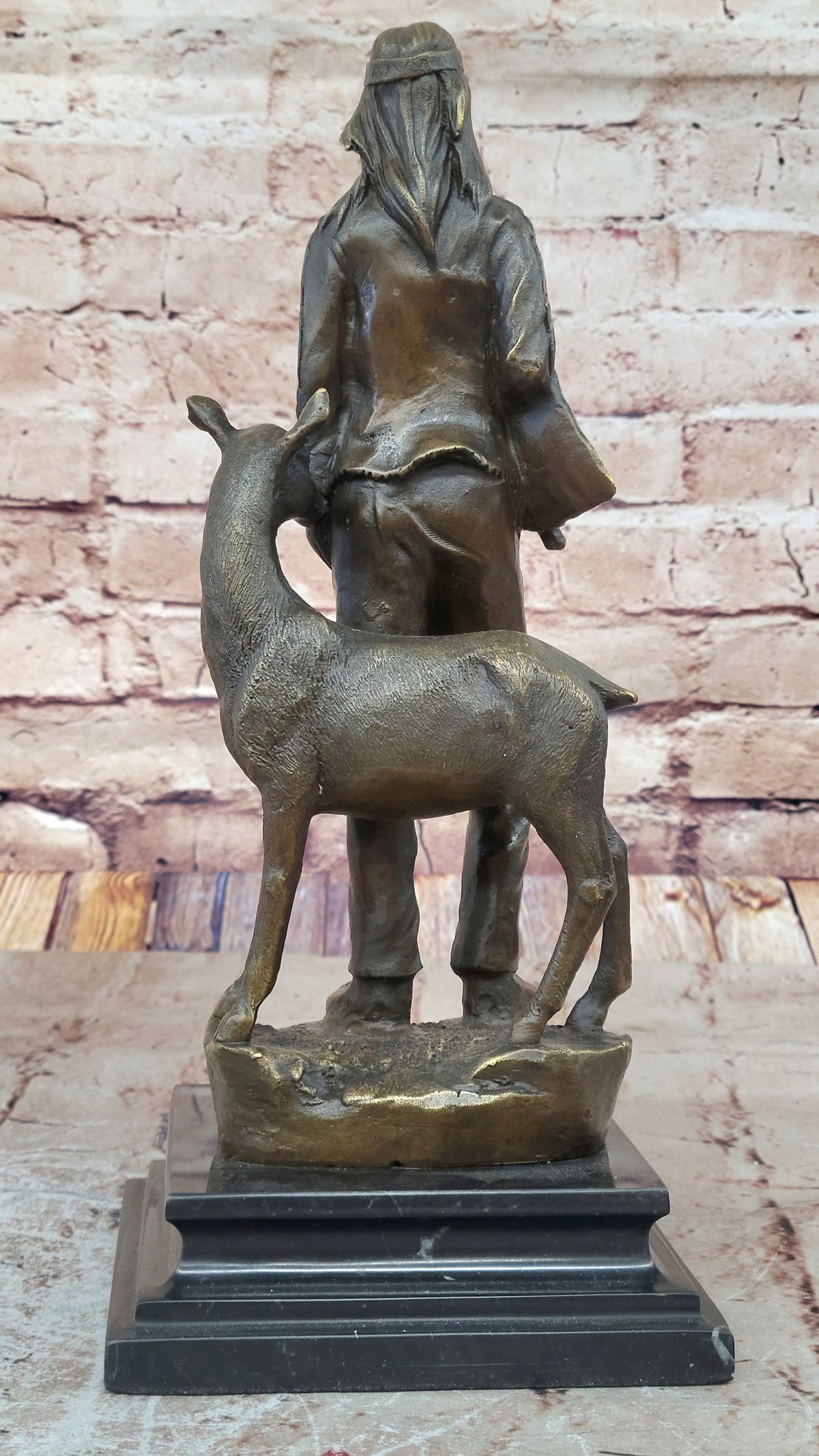Handcrafted bronze sculpture SALE Hand Real Spiritually Chief American Native