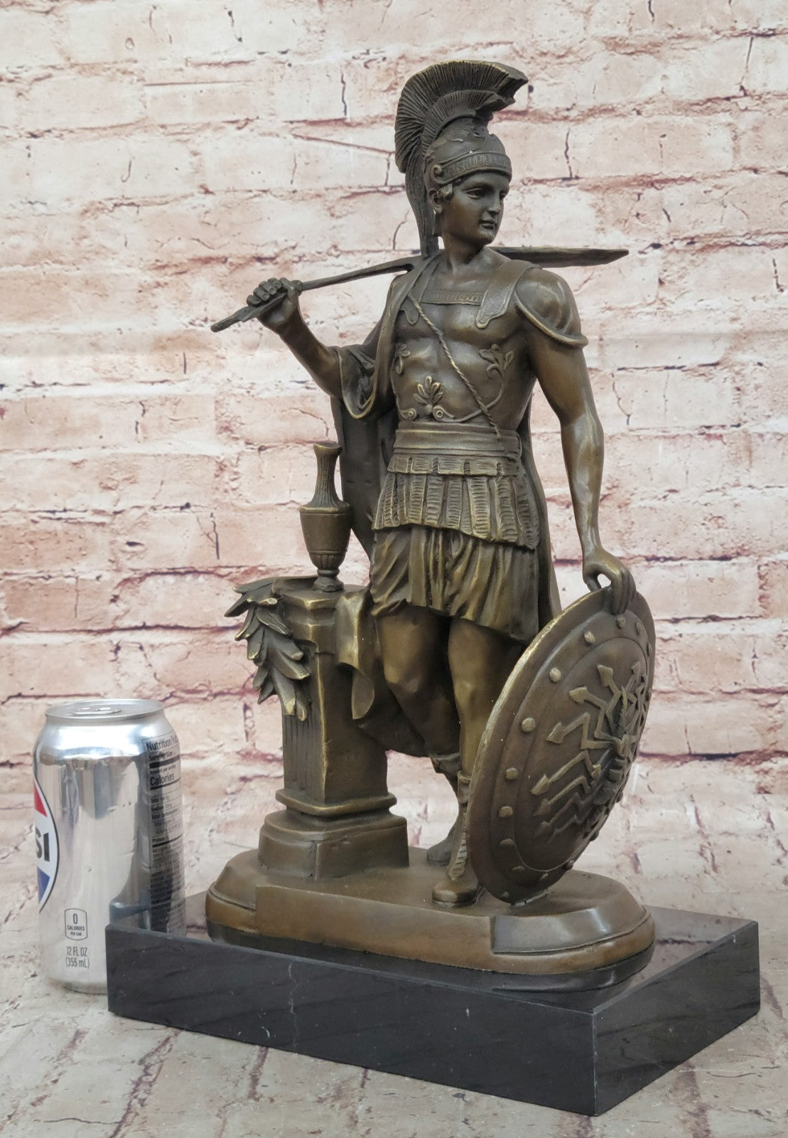 Odysseus Bronze Hot Cast Collectible Greek & Roman Soldier Sculpture by Huzel – Buy Now