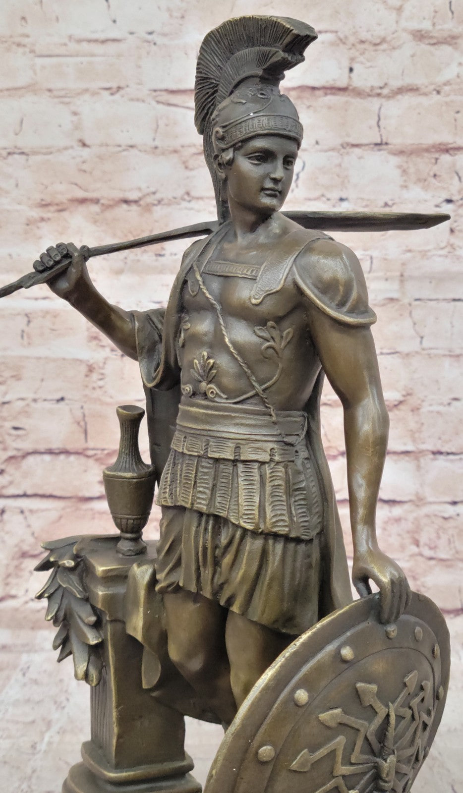 Odysseus Bronze Hot Cast Collectible Greek & Roman Soldier Sculpture by Huzel – Buy Now