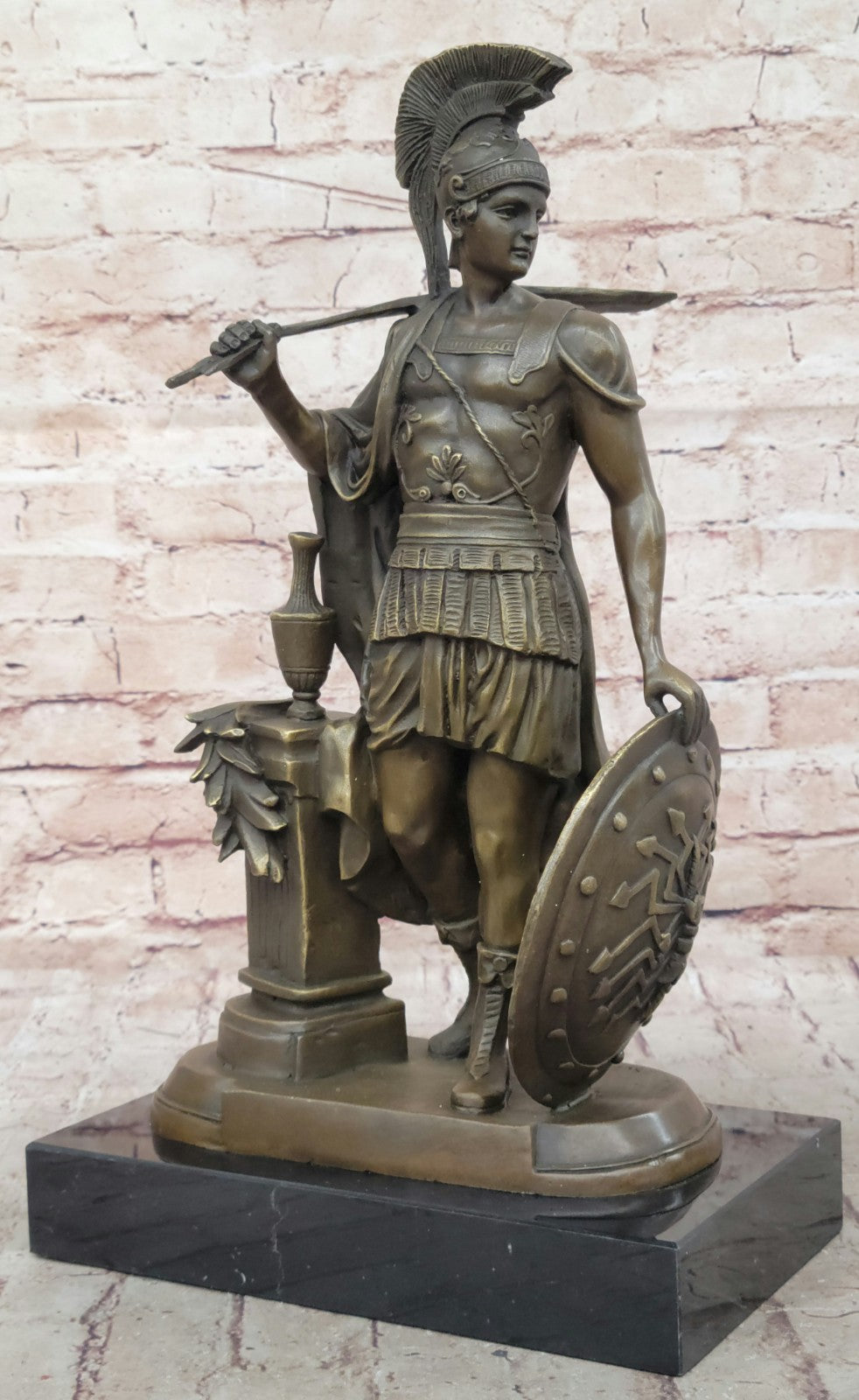 Odysseus Bronze Hot Cast Collectible Greek & Roman Soldier Sculpture by Huzel – Buy Now