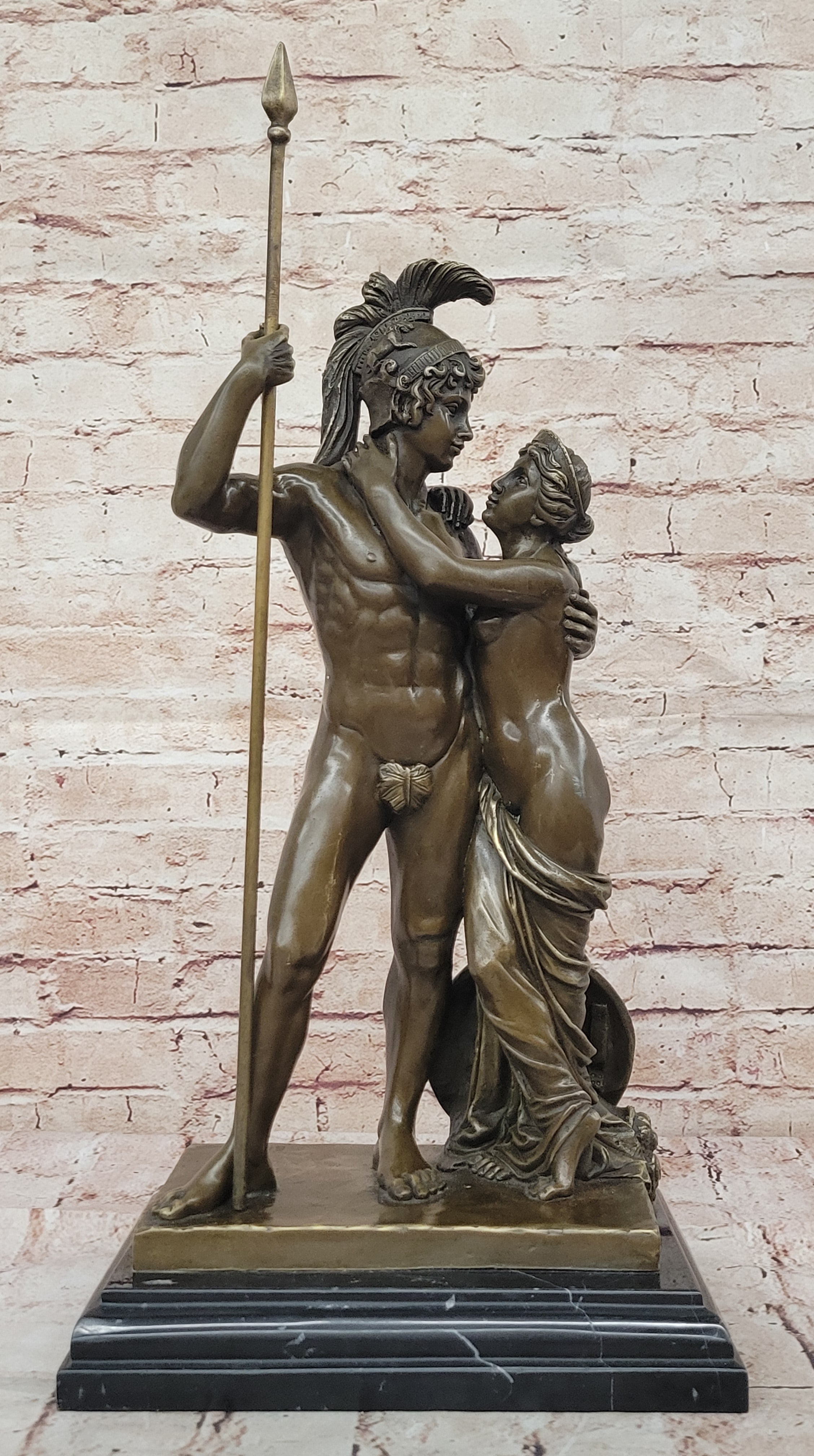 Bronze Statue Depicting Mars and Venus  Original Artwork  by Ellis Sculpture