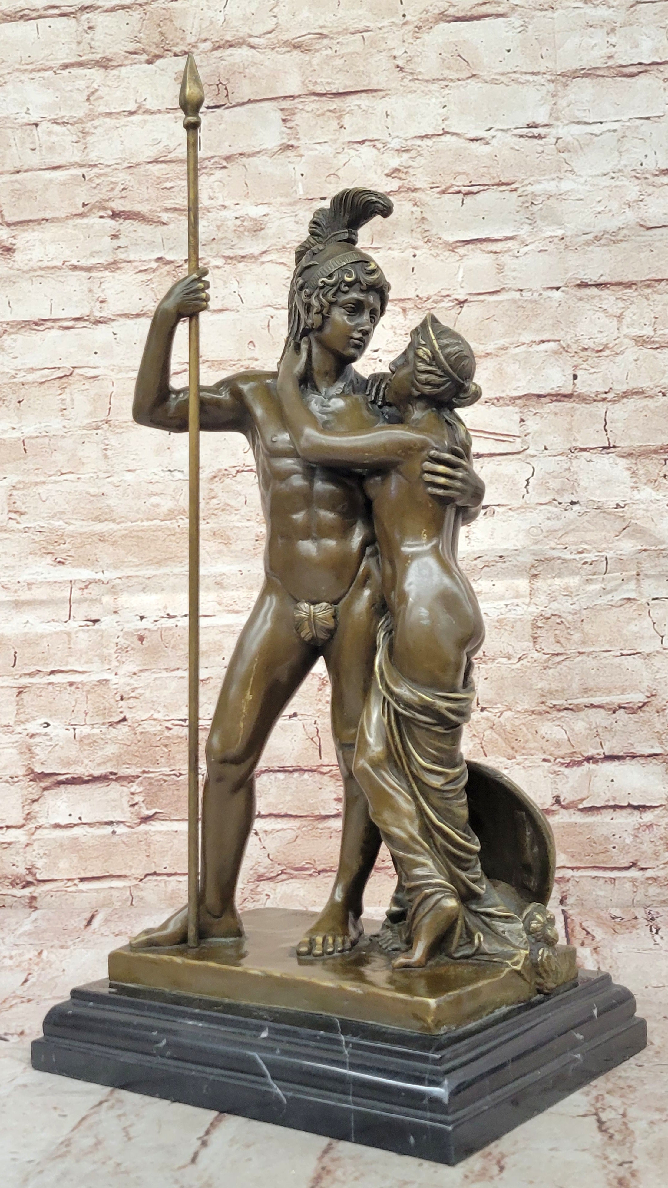 Bronze Statue Depicting Mars and Venus  Original Artwork  by Ellis Sculpture