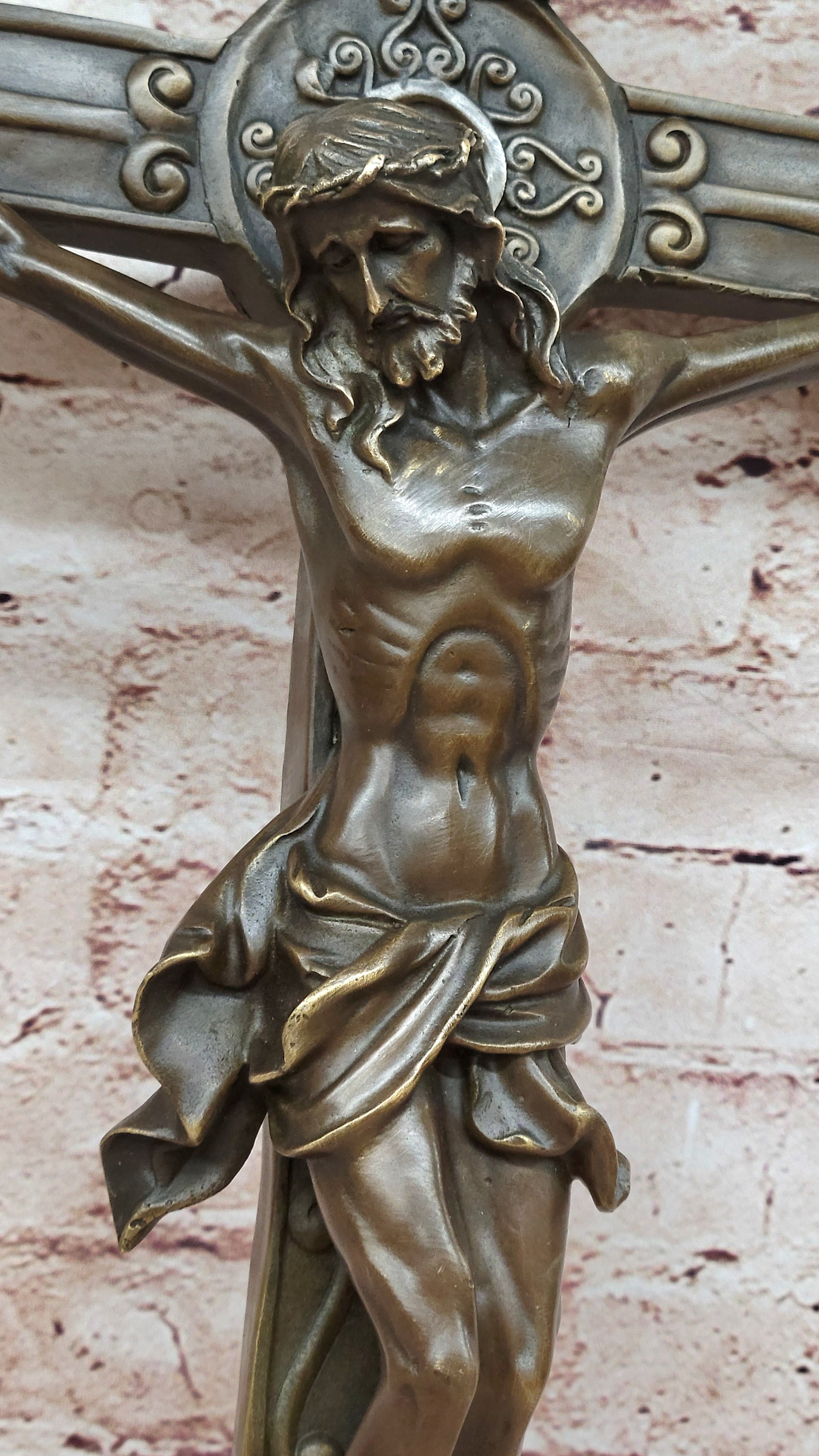 Religious Bronze Statue Catholic Home Church Office Decoration Figurine Sale