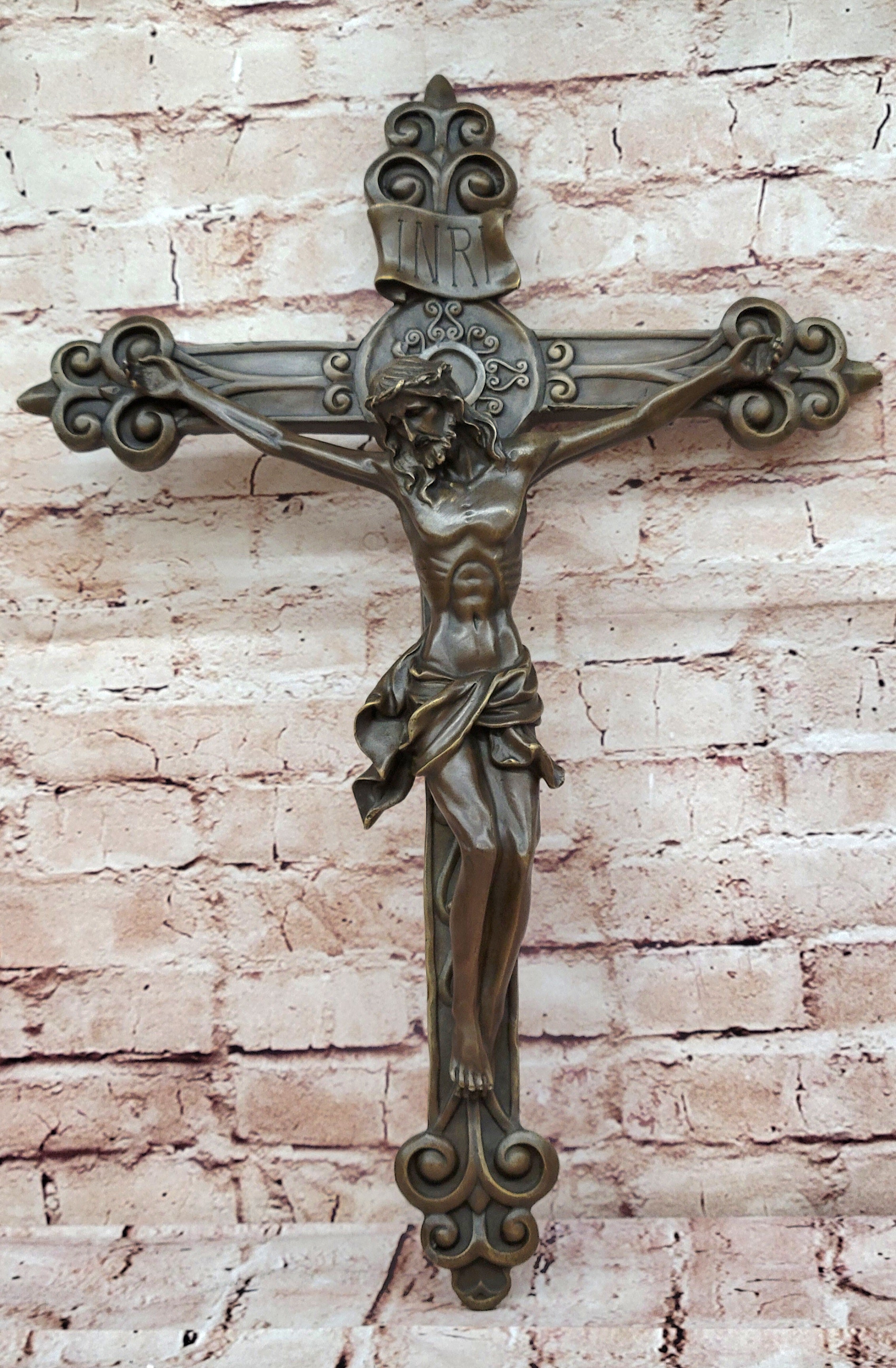 Religious Bronze Statue Catholic Home Church Office Decoration Figurine Sale