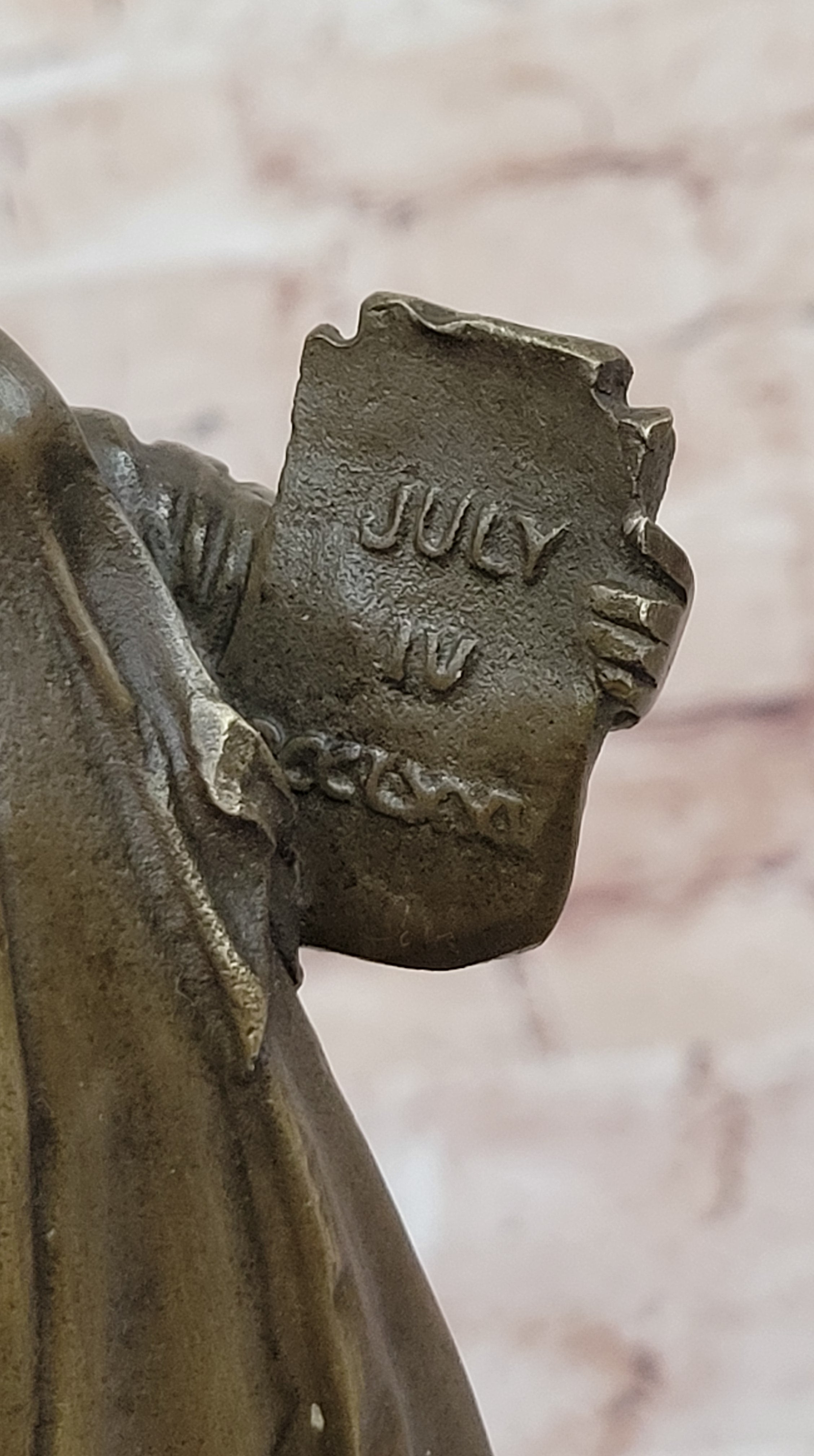 Buy Handcrafted 17.5" Statue of Liberty Bronze Sculpture – Detailed Masterpiece on Sale