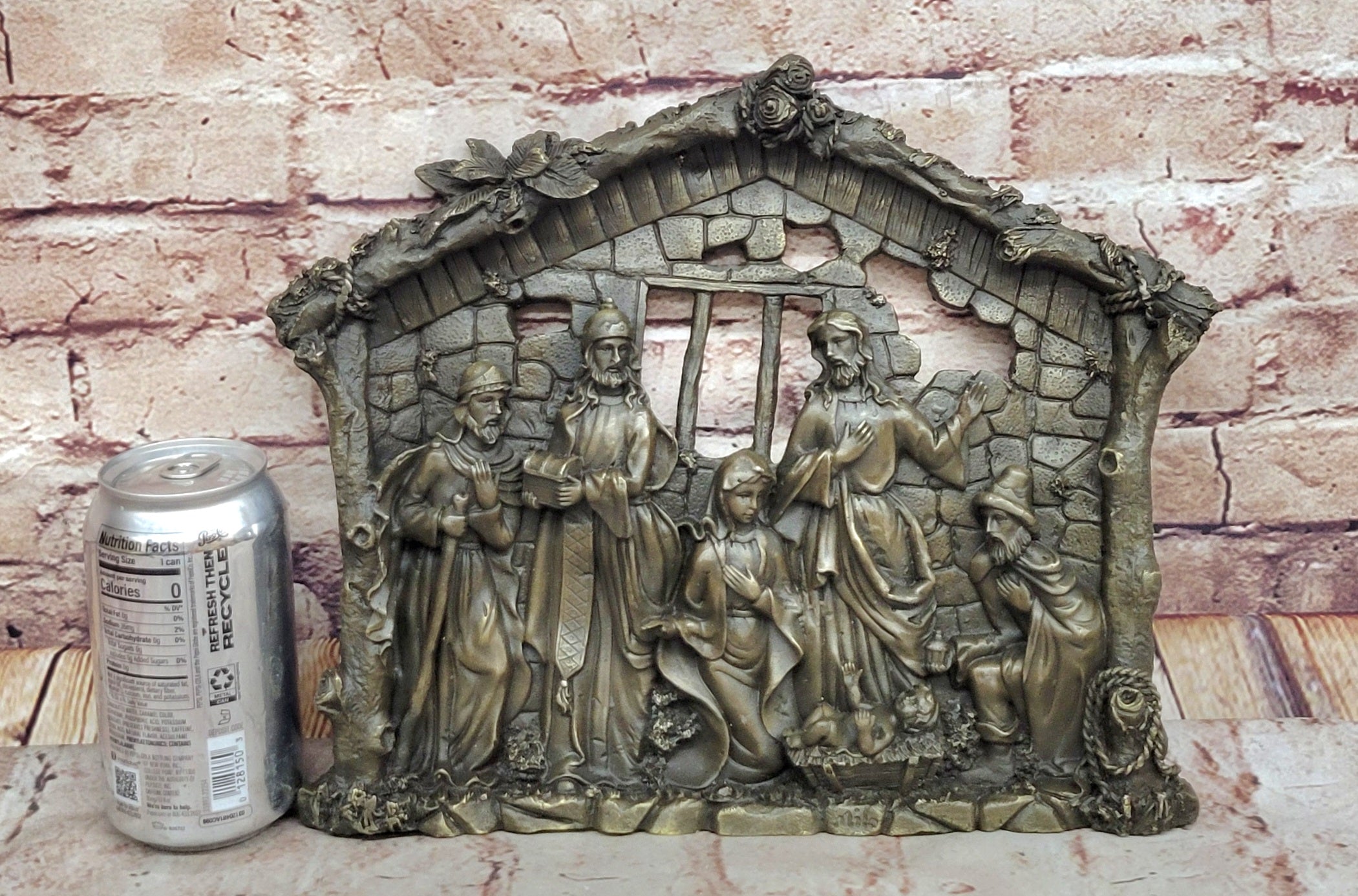 Bronze Nativity Statue Collection Figurine Museum Christianity Inspiration