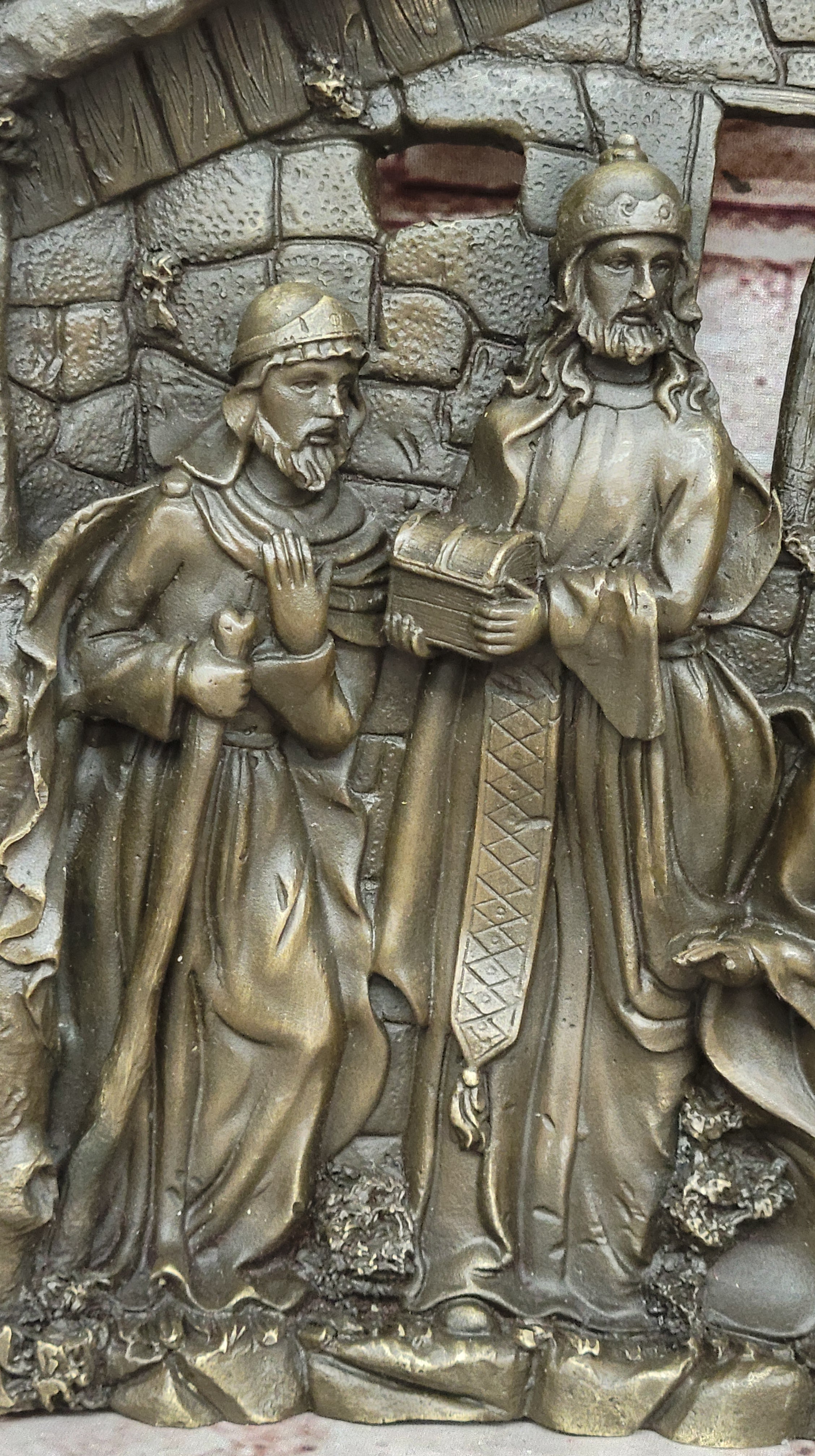 Bronze Nativity Statue Collection Figurine Museum Christianity Inspiration