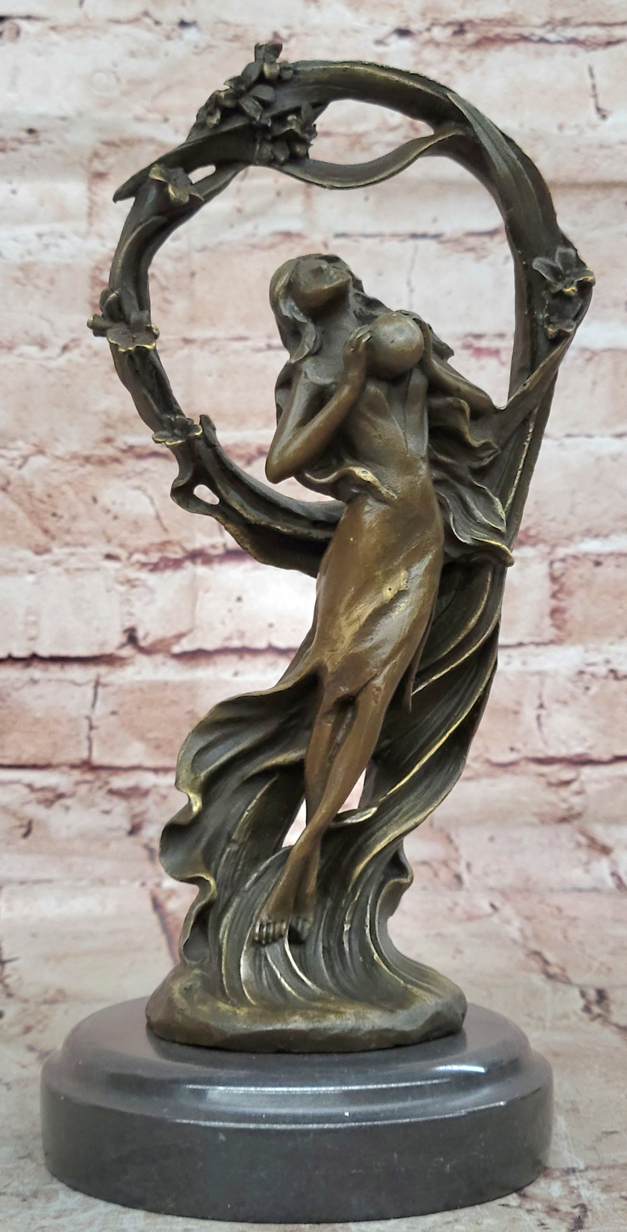 Hot cast Hand Made Museum Quality Classic Bronze Artwork Art Nouveau Statue Sale
