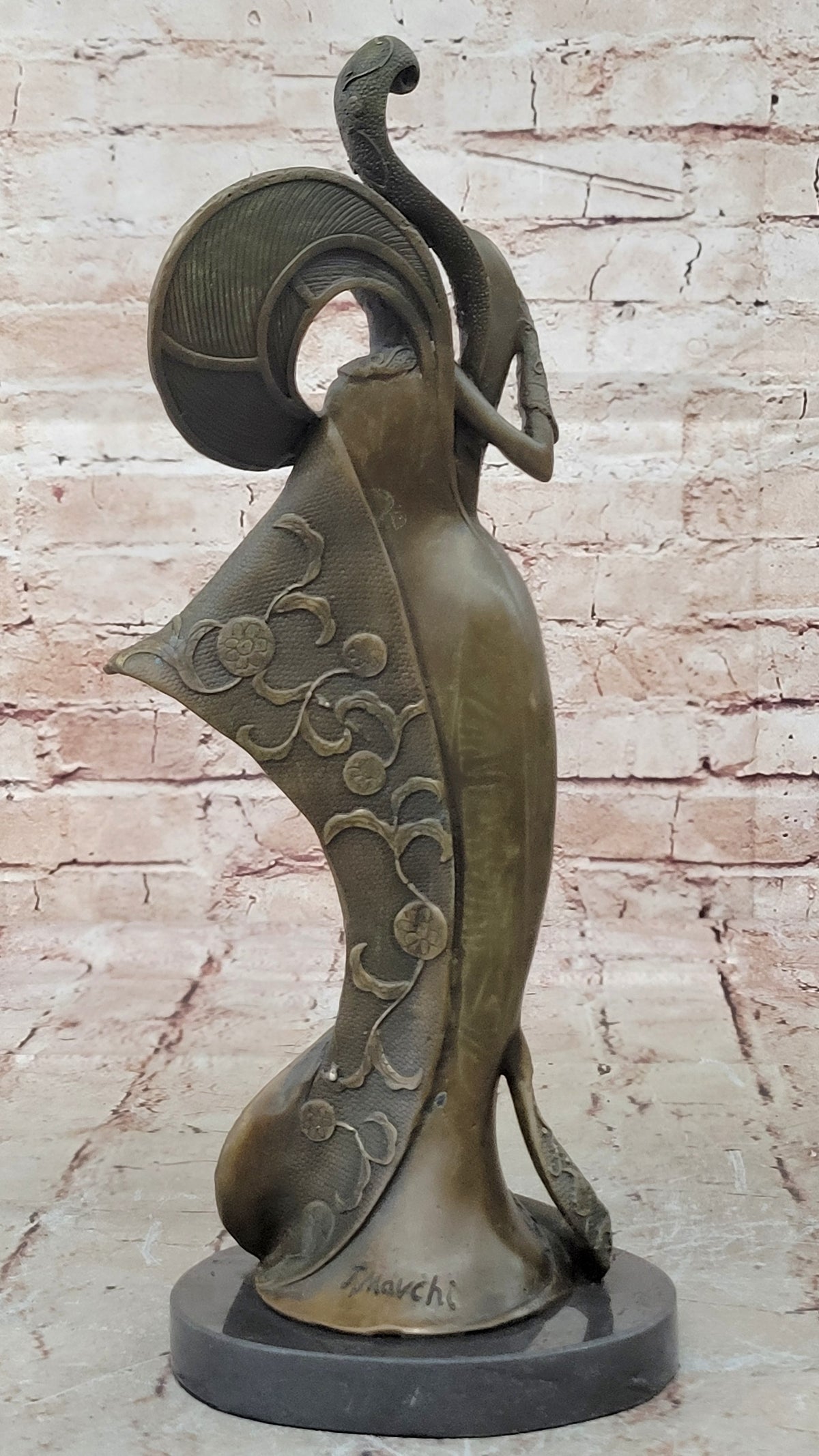 Designer Bronze a 1920 Style Art Nouveau Classy Proper Lady Sculpture Decor Sale