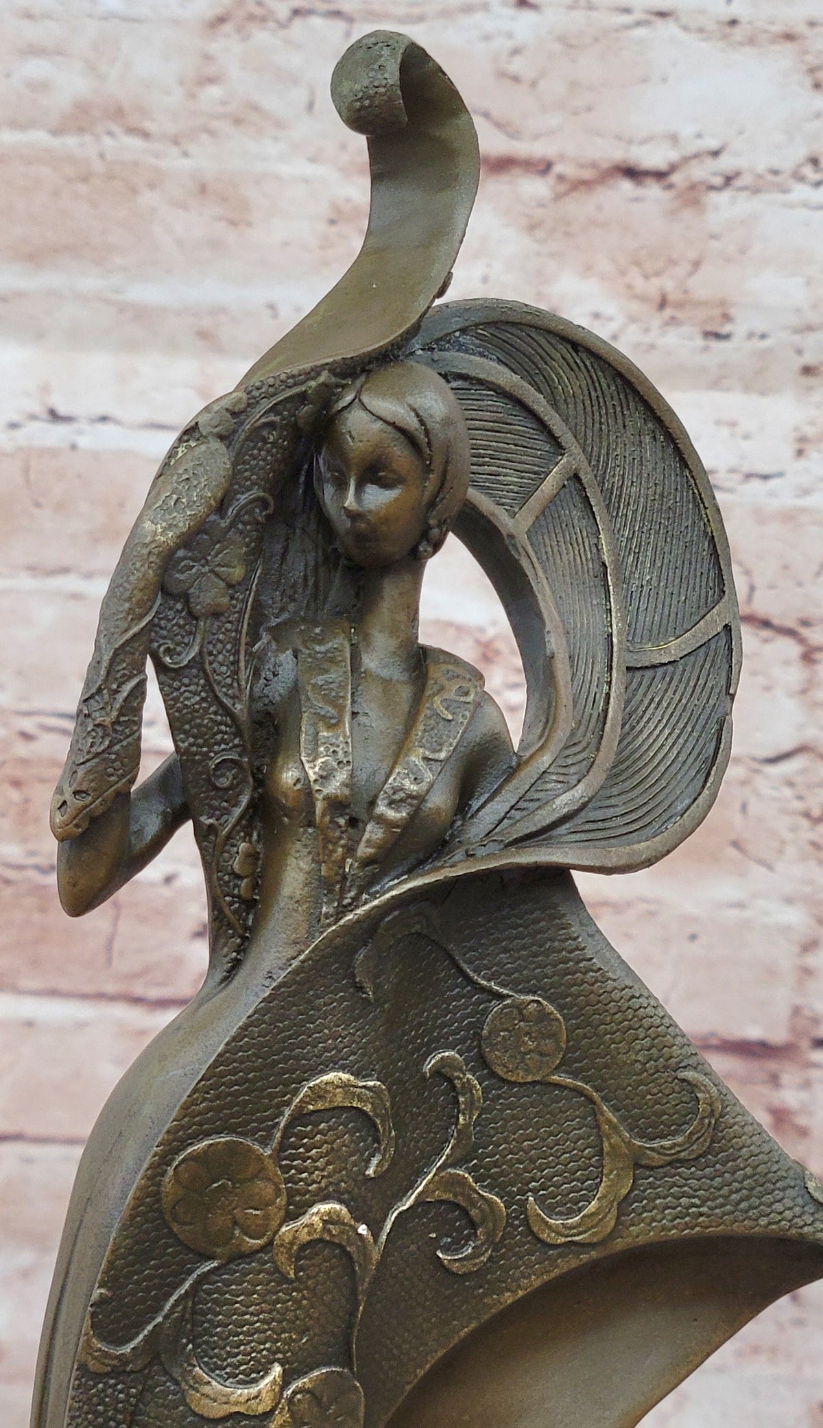 Designer Bronze a 1920 Style Art Nouveau Classy Proper Lady Sculpture Decor Sale
