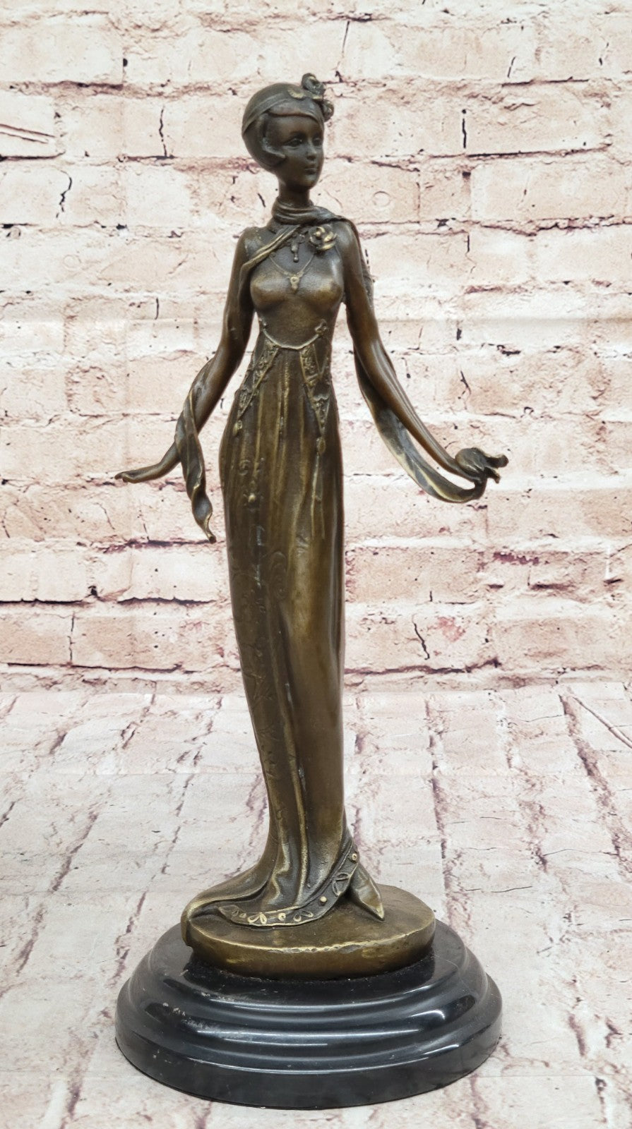 Signed Original Kassin Art Deco Style Museum Quality Classic Artwork Figure
