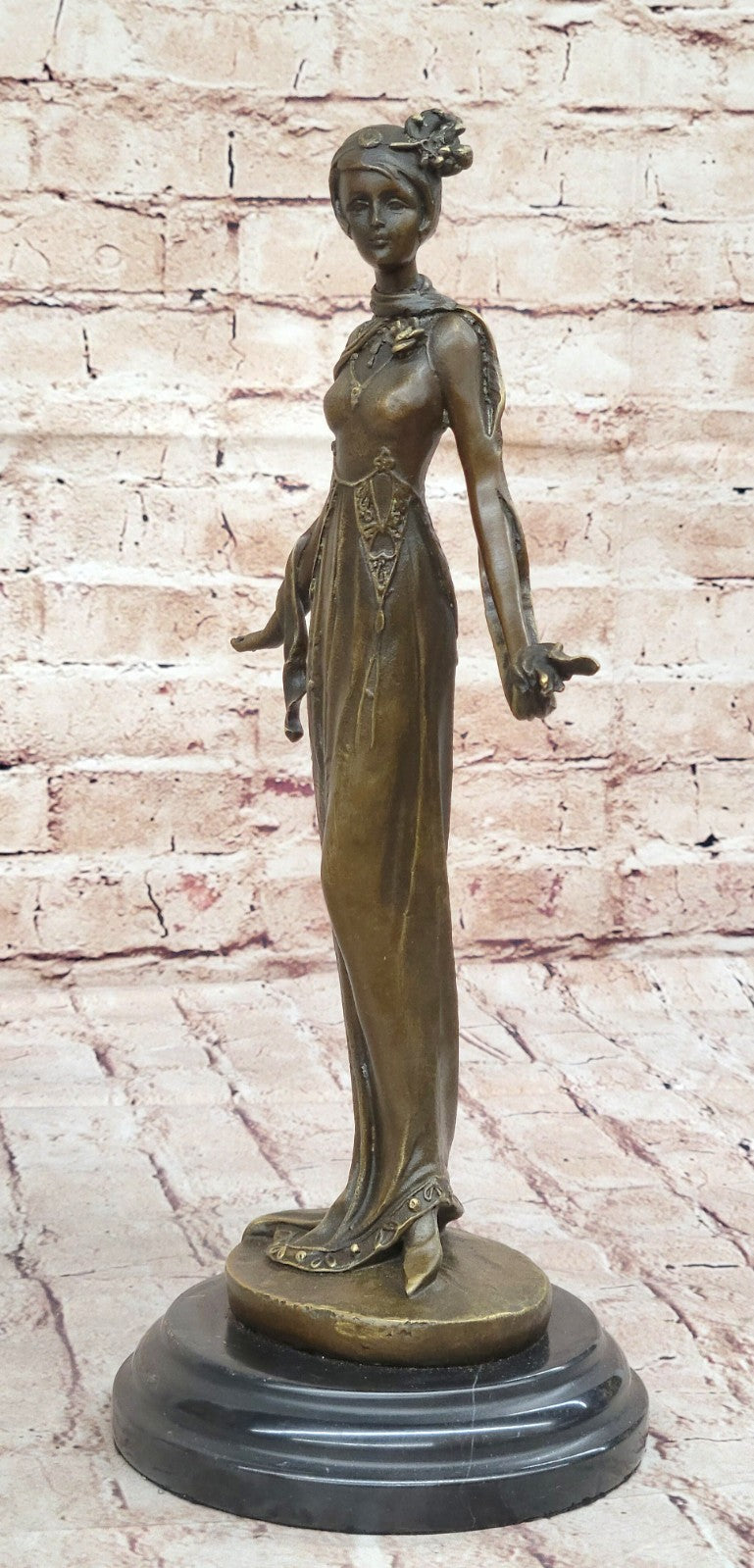 Signed Original Kassin Art Deco Style Museum Quality Classic Artwork Figure