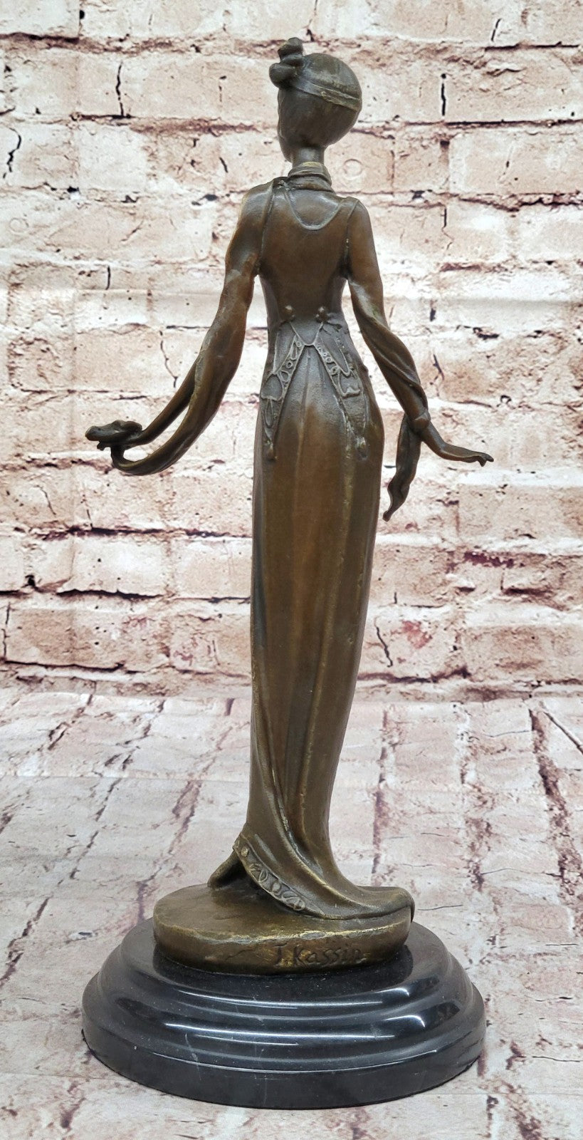 Signed Original Kassin Art Deco Style Museum Quality Classic Artwork Figure
