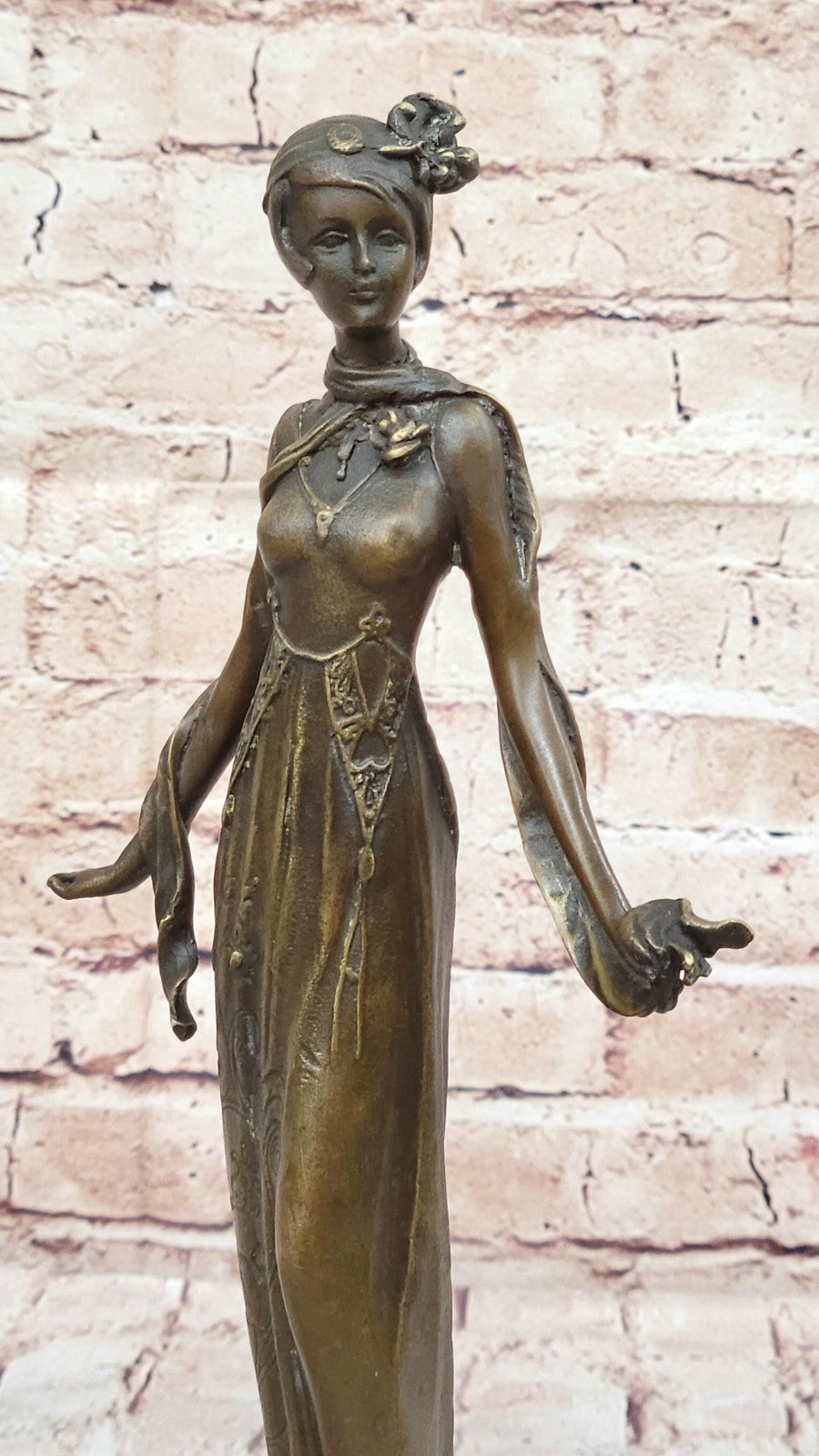 Signed Original Kassin Art Deco Style Museum Quality Classic Artwork Figure
