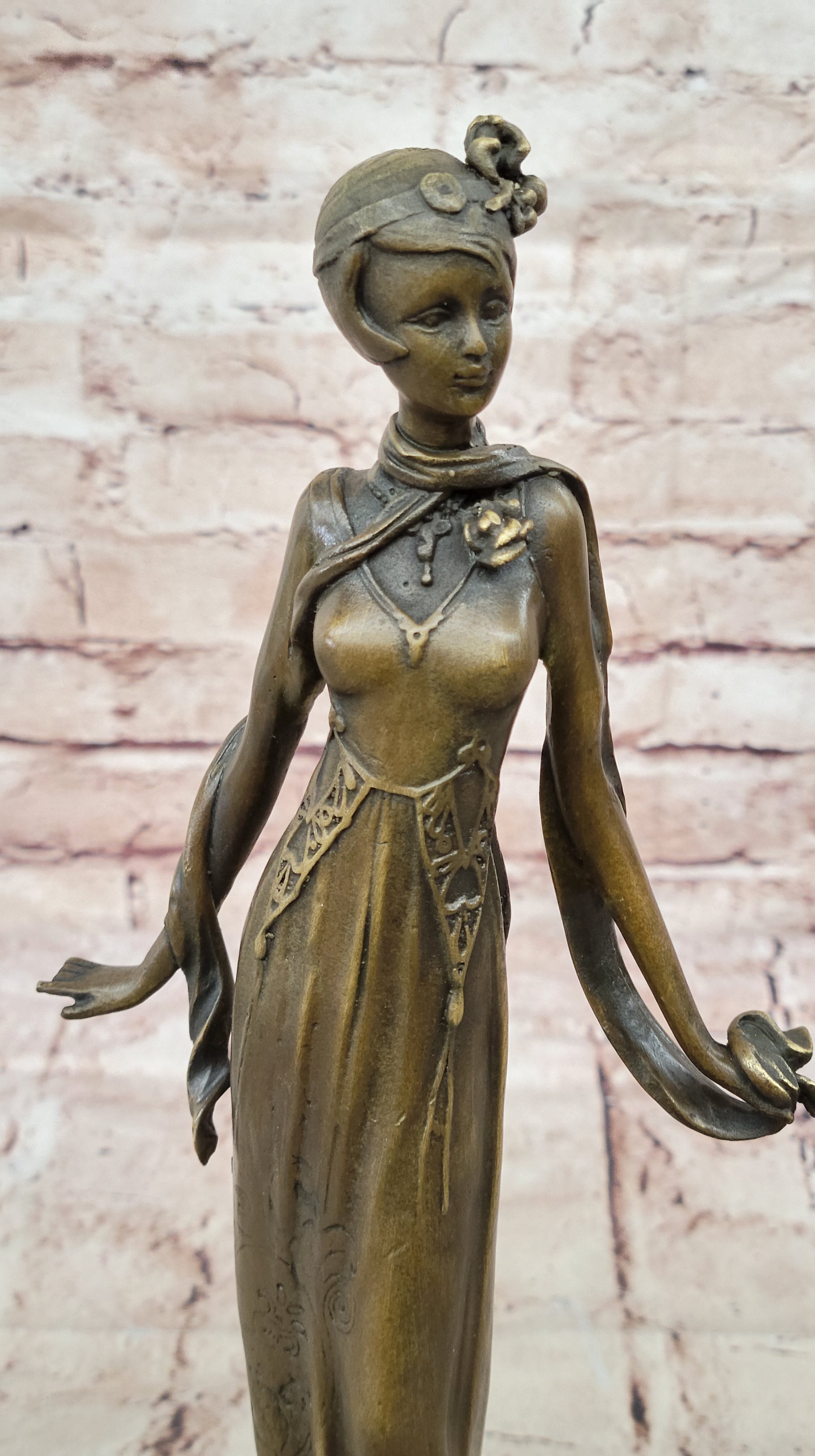 Signed Original Kassin Art Deco Style Museum Quality Classic Artwork Figure