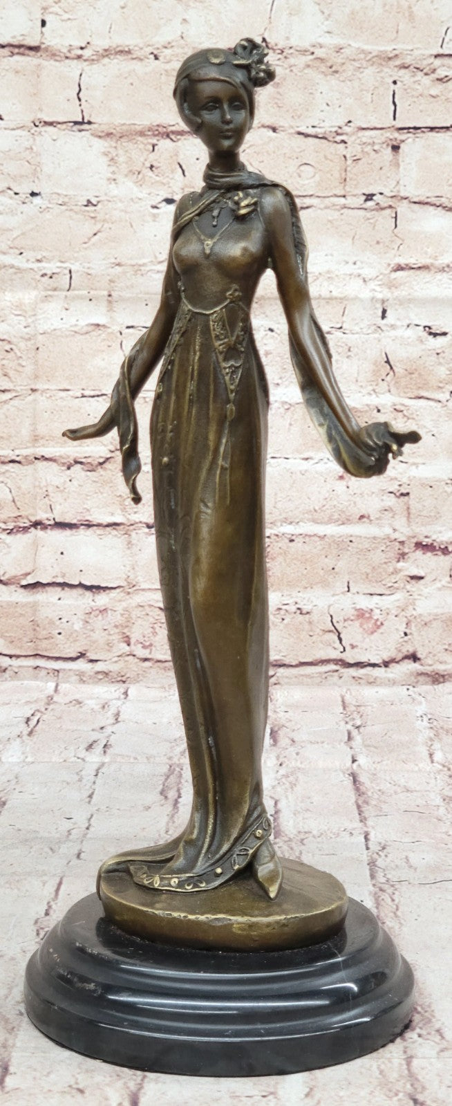 Signed Original Kassin Art Deco Style Museum Quality Classic Artwork Figure