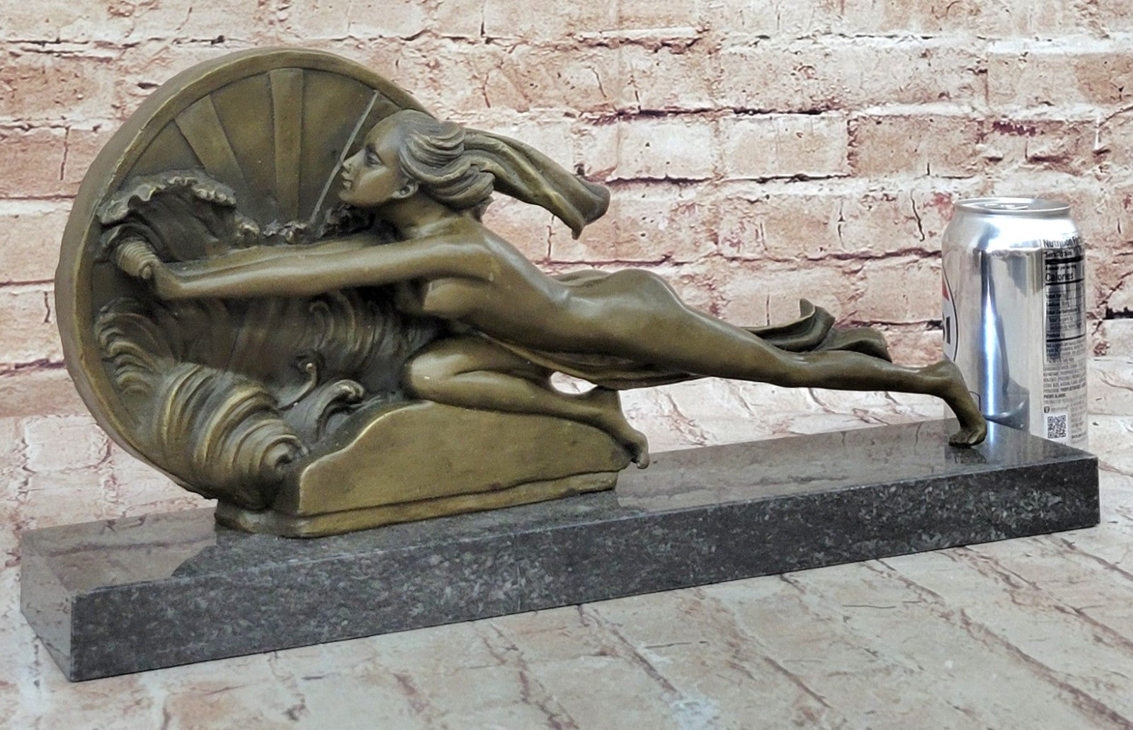 Signed A.GENNARELLI, Bronze Nude Girl Sculpture Statue Classic Hot Cast Artwork