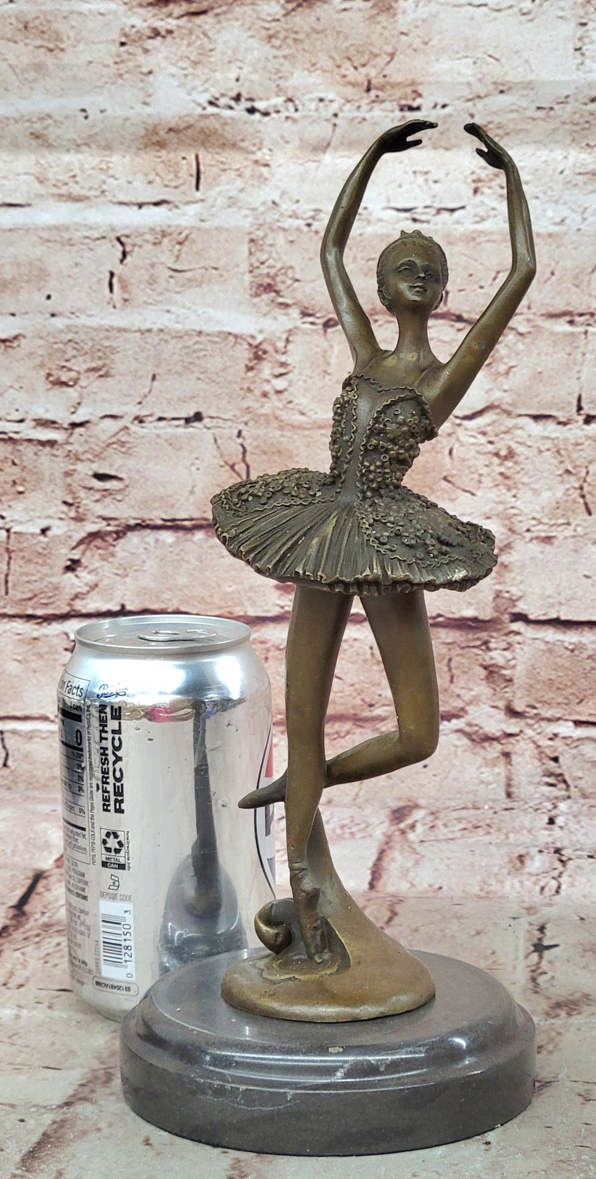 Art Nouveau Home Decor Bronze Tutu Ballerina Sculpture Statue Figurine Figure
