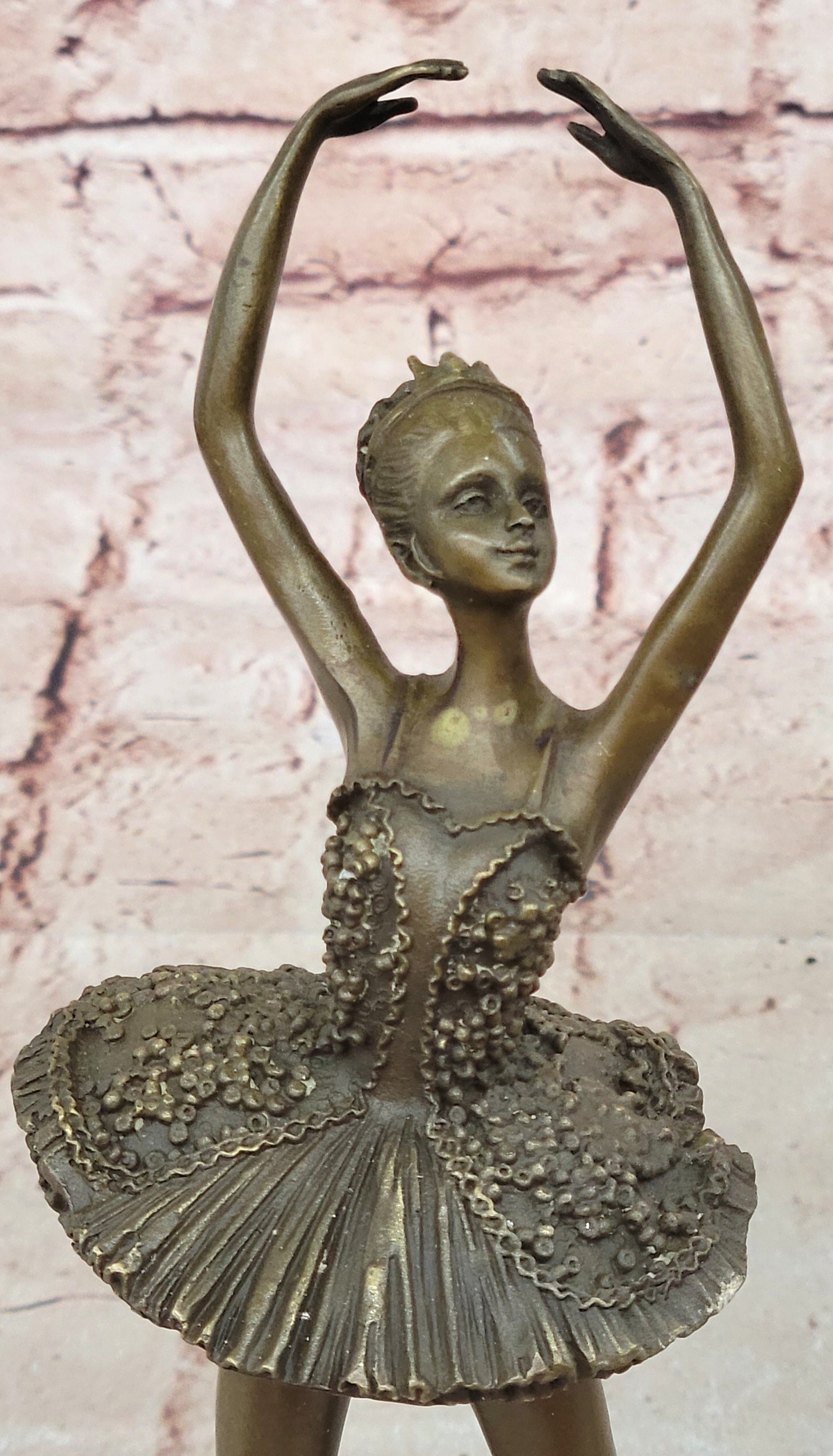 Art Nouveau Home Decor Bronze Tutu Ballerina Sculpture Statue Figurine Figure