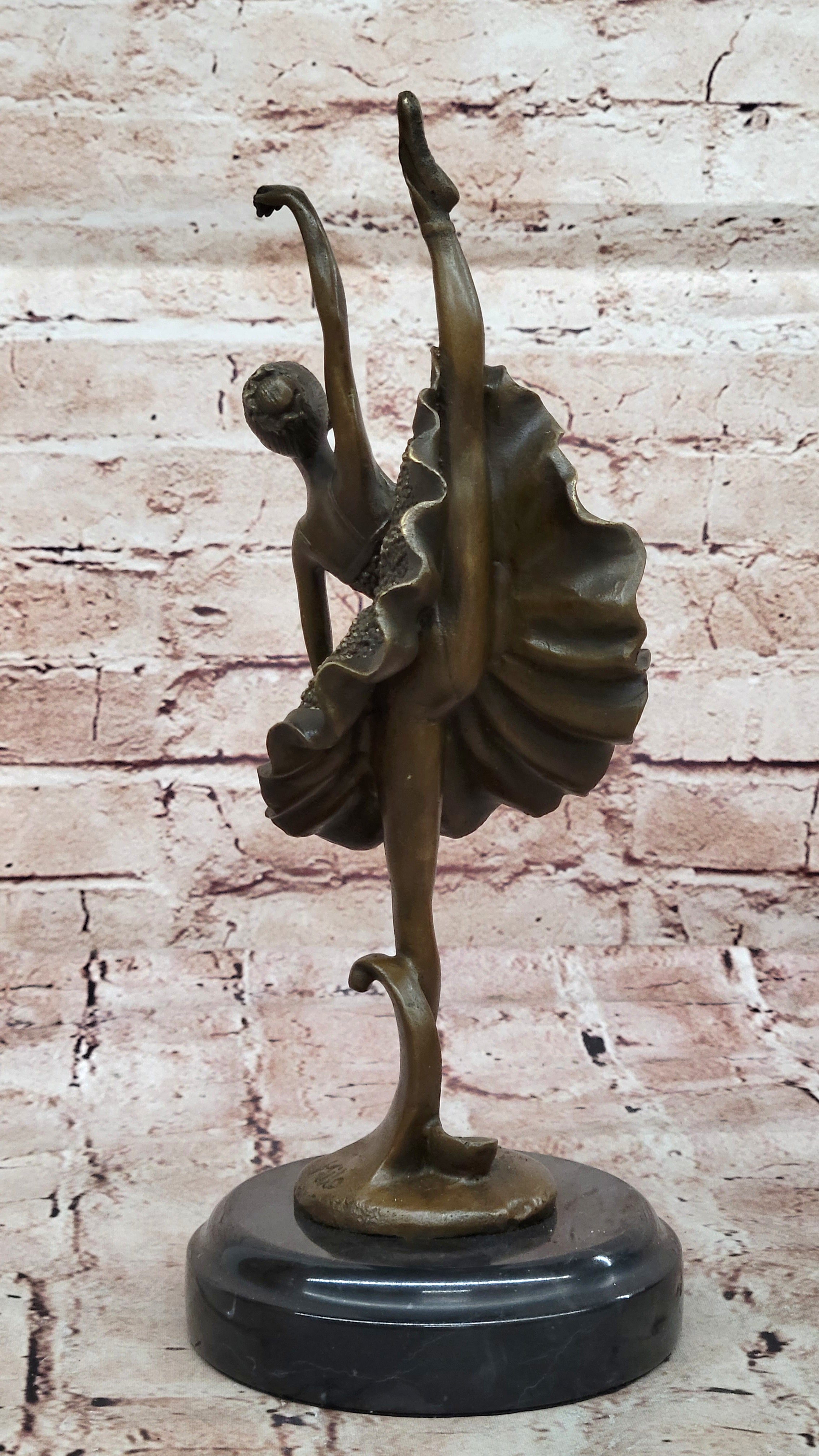 Handcrafted Signed Original ~Milo~ Prima Ballerina Bronze Sculpture Figurine