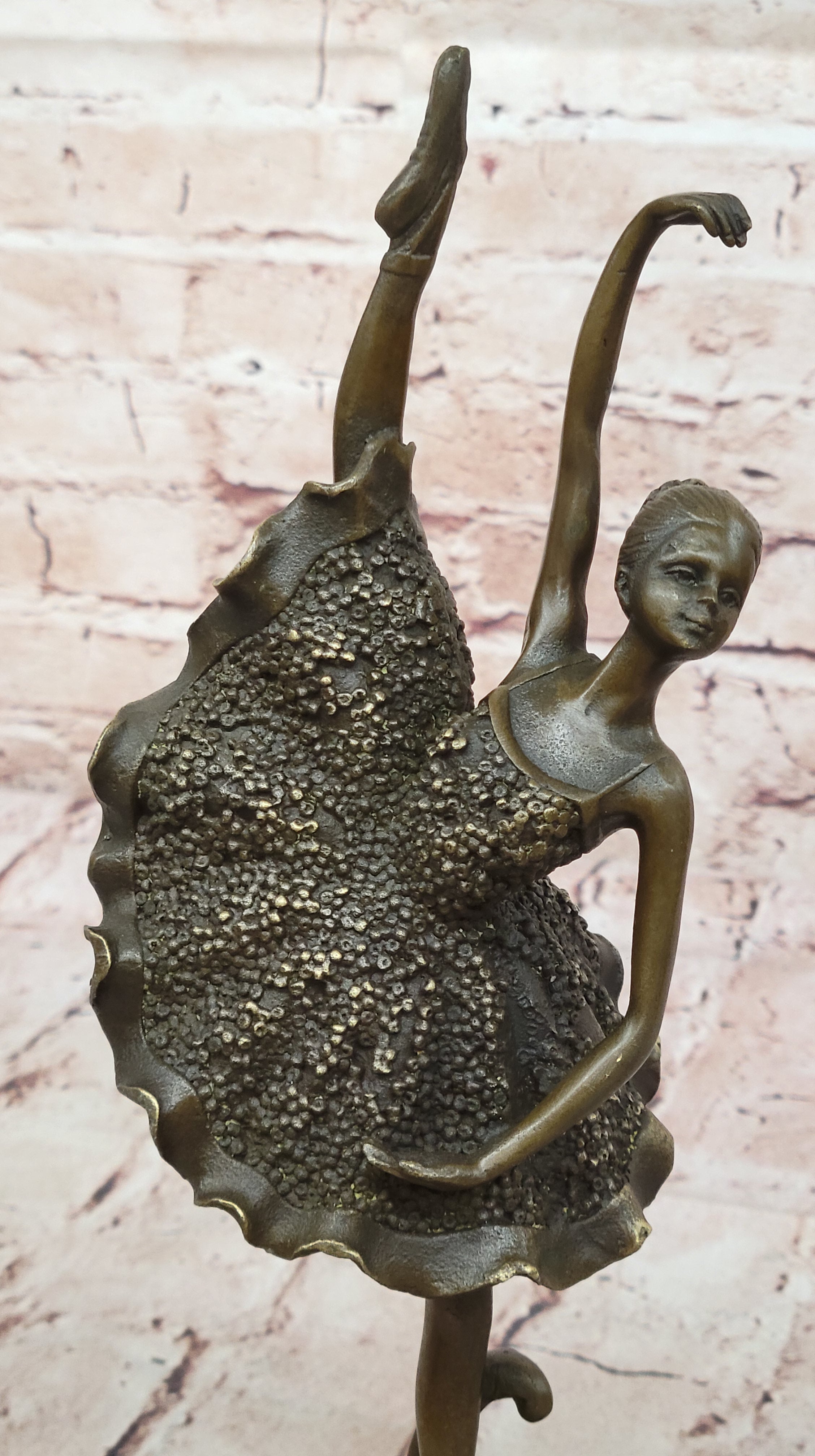 Handcrafted Signed Original ~Milo~ Prima Ballerina Bronze Sculpture Figurine