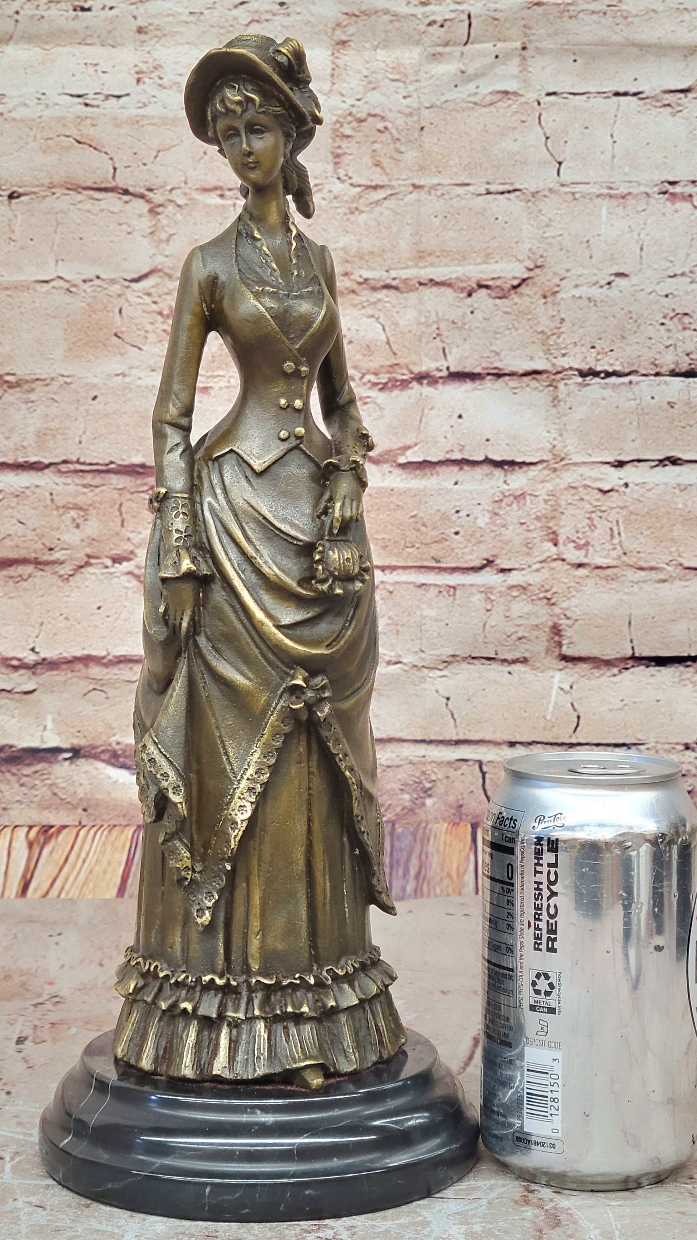Handcrafted Art Nouveau Victorian Style Designer Bronze Home Office Decor