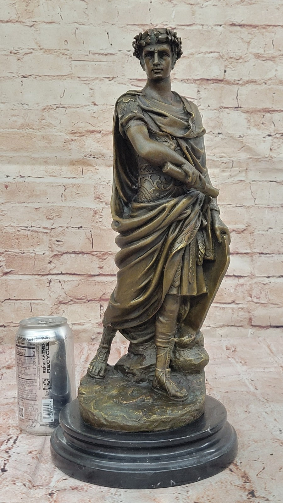 Caesar Vatican Italian Classic Art Portrait Bust Bronze Marble Statue Figurine