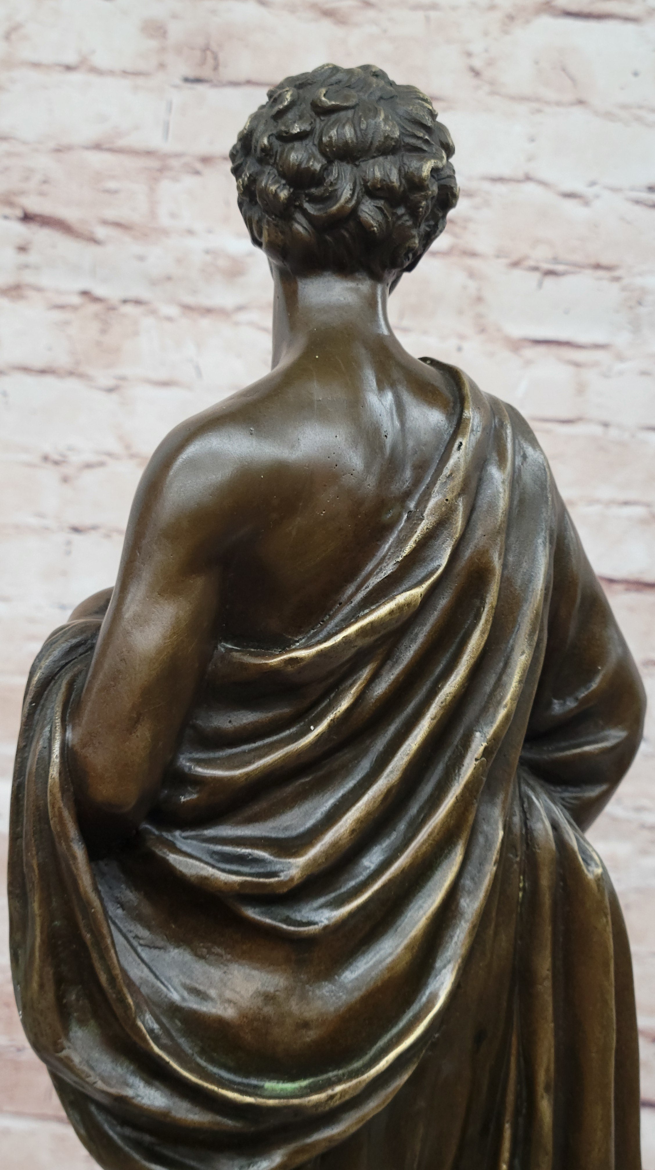 Handcrafted bronze sculpture SALE Marble Emperor Classicism Roman Ancient