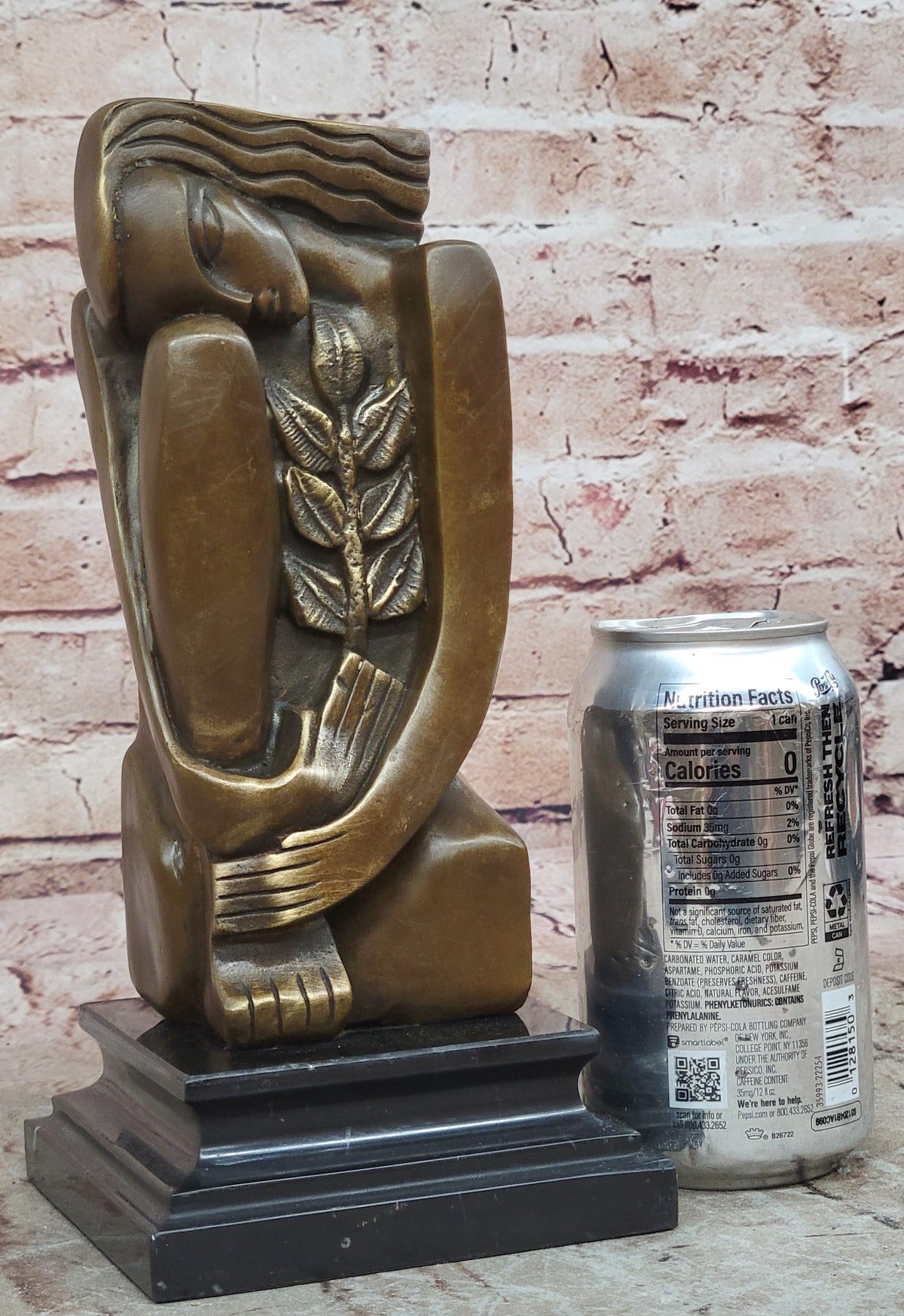 Modern Art Abstract Mother Nature By Salvador Dali Bronze Sculpture Statue Decor