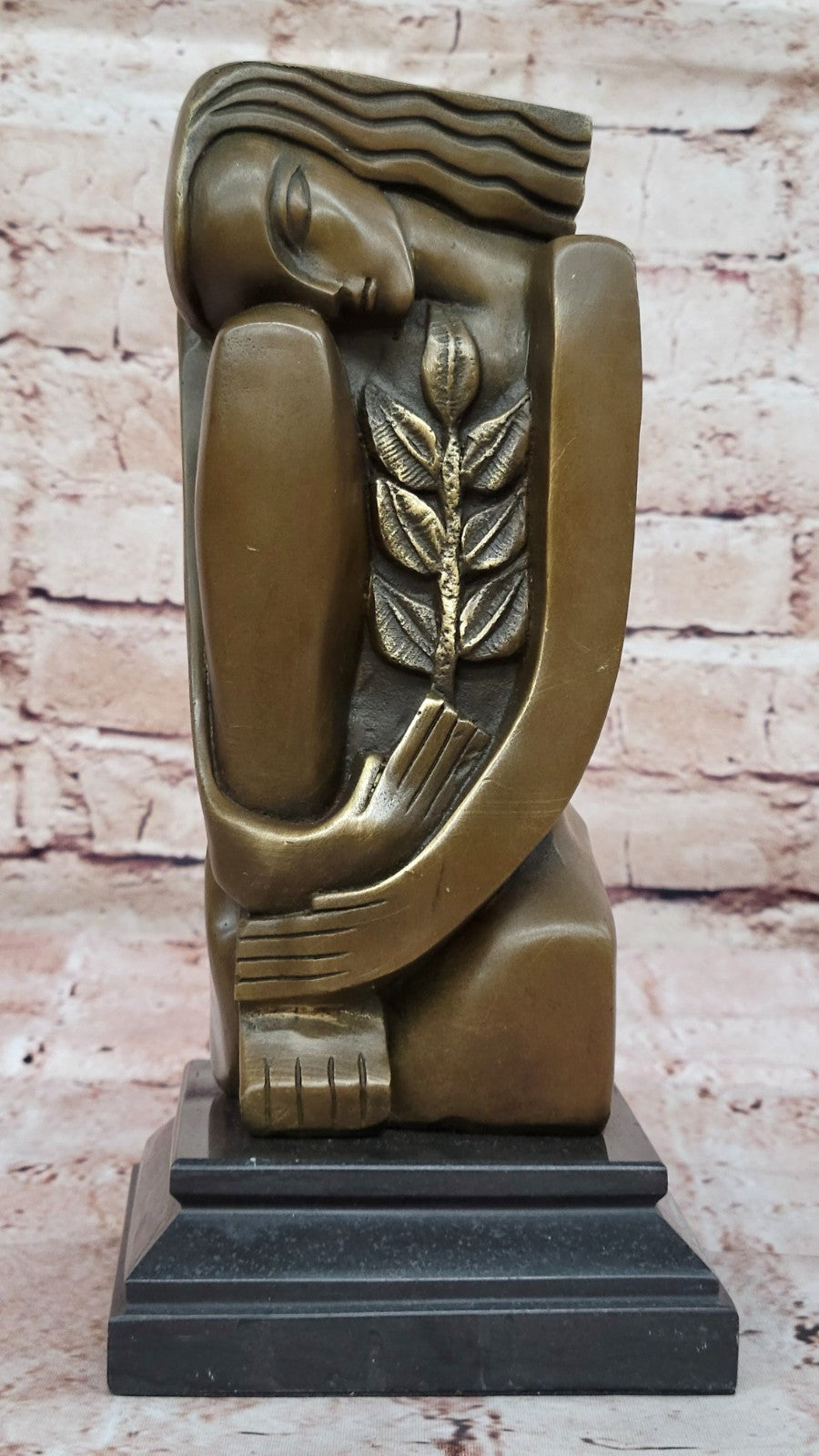 Modern Art Abstract Mother Nature By Salvador Dali Bronze Sculpture Statue Decor