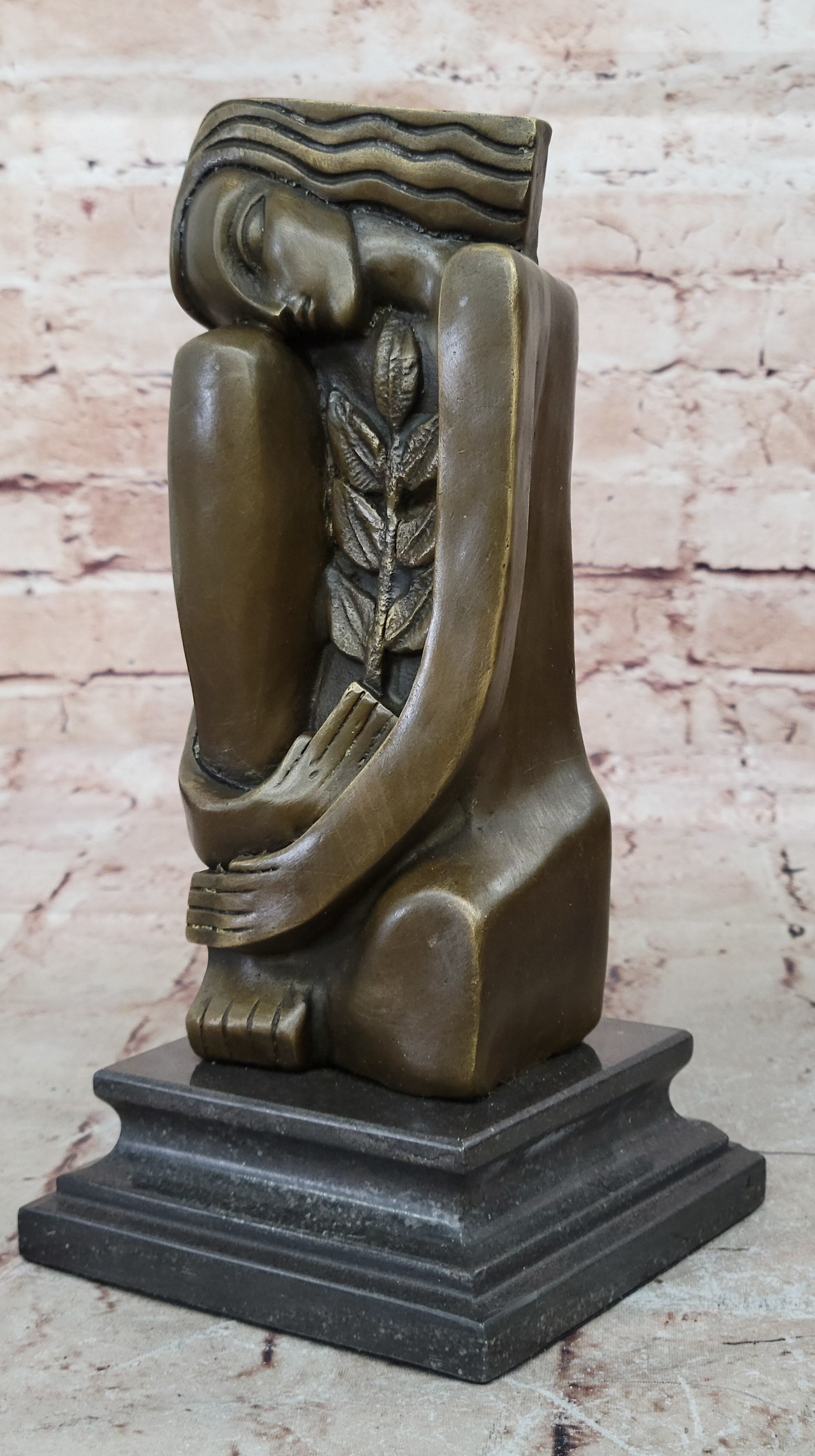 Modern Art Abstract Mother Nature By Salvador Dali Bronze Sculpture Statue Decor