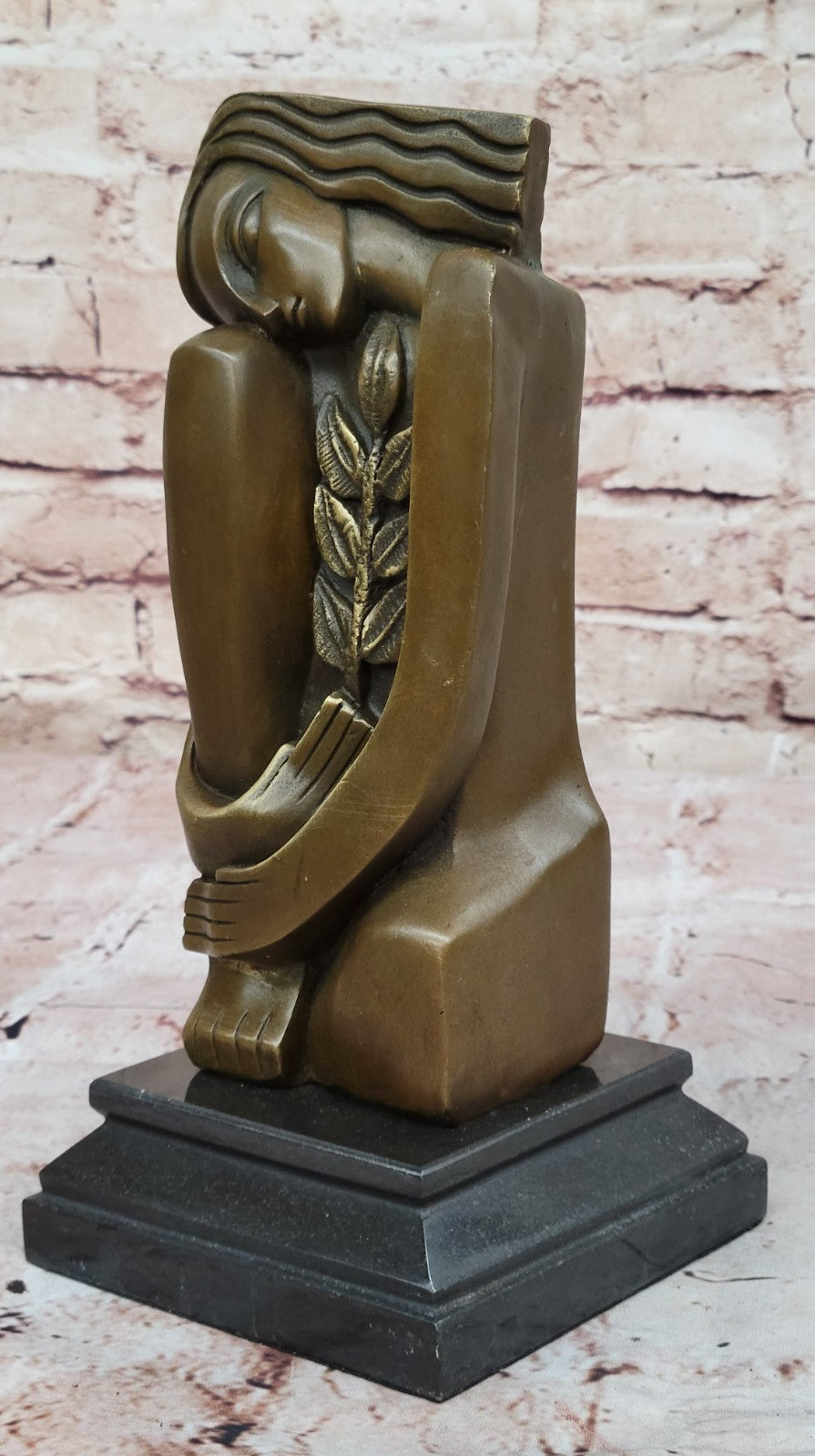 Modern Art Abstract Mother Nature By Salvador Dali Bronze Sculpture Statue Decor