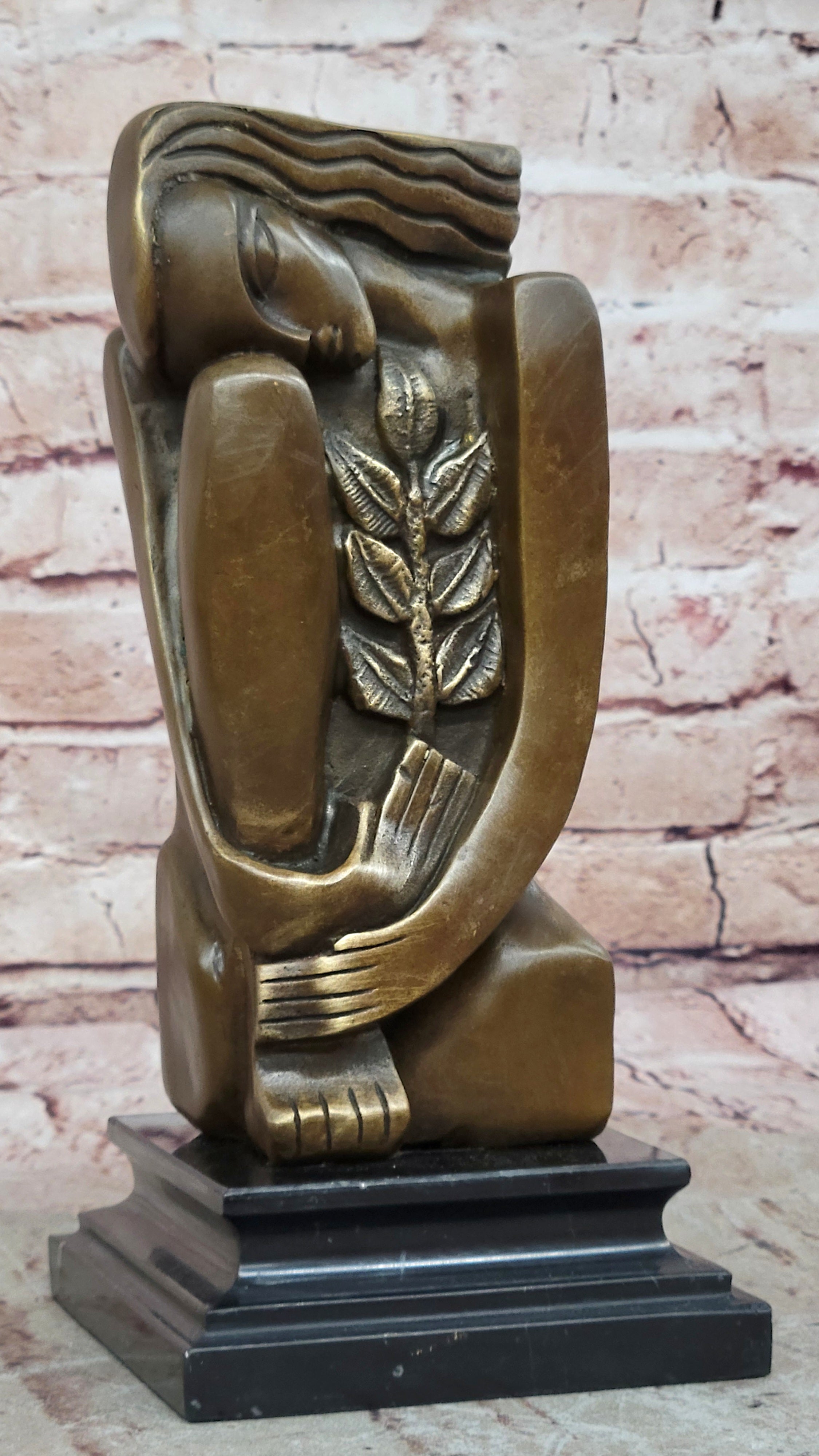 Modern Art Abstract Mother Nature By Salvador Dali Bronze Sculpture Statue Decor