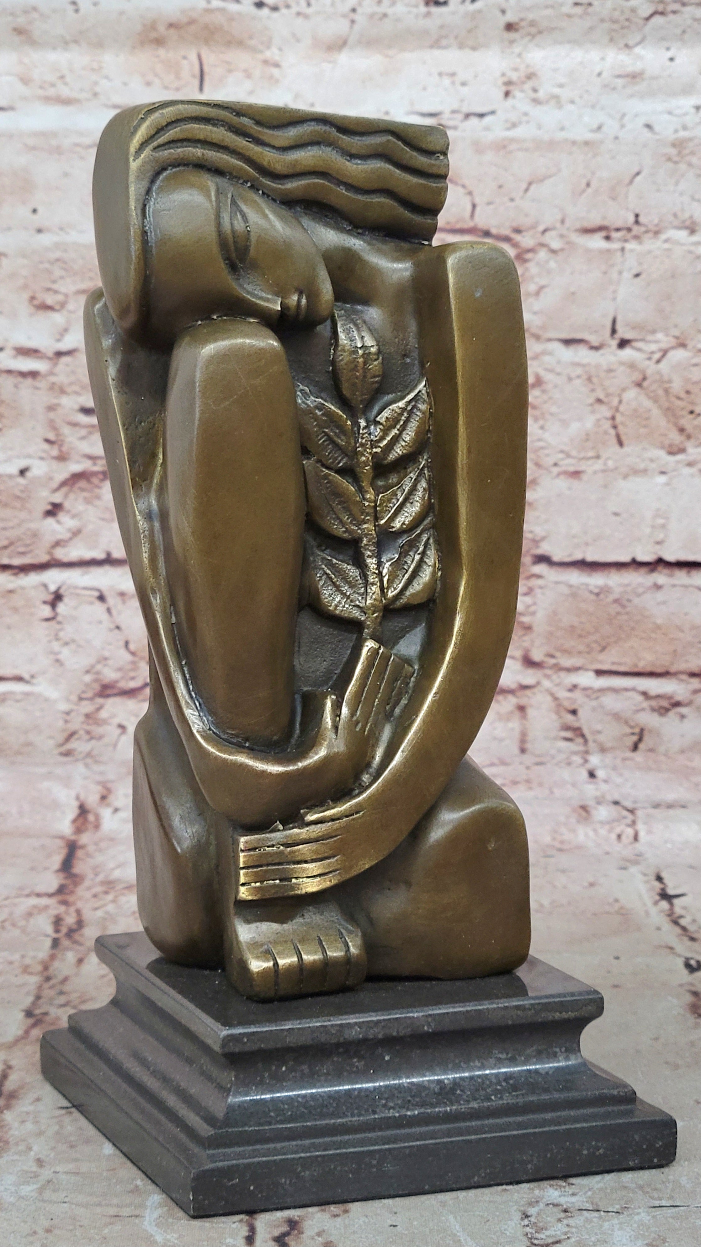 Modern Art Abstract Mother Nature By Salvador Dali Bronze Sculpture Statue Decor