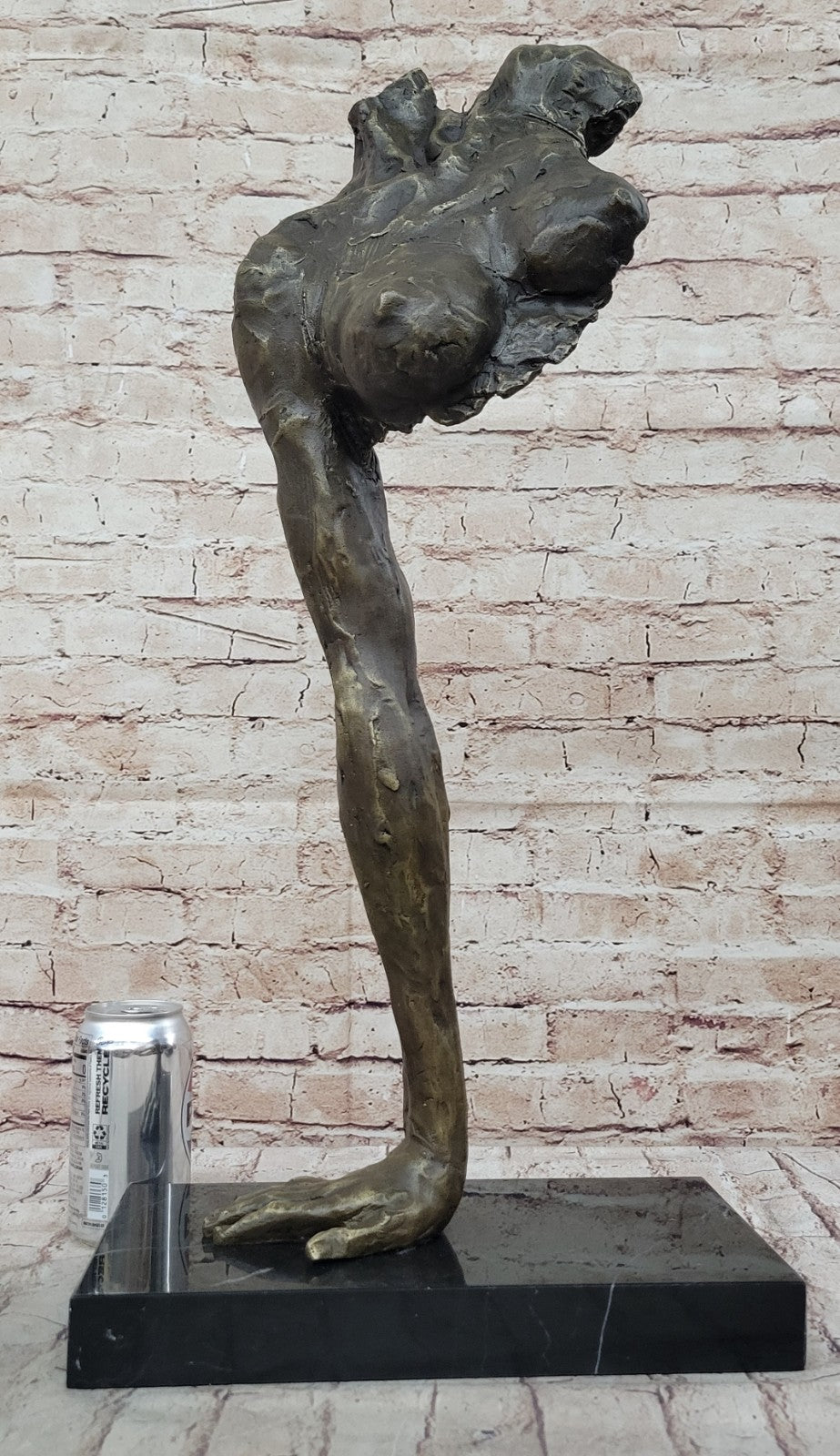 Modern Abstract Bronze Sculpture Female Woman Nude Hot Cast Extra Large Figurine