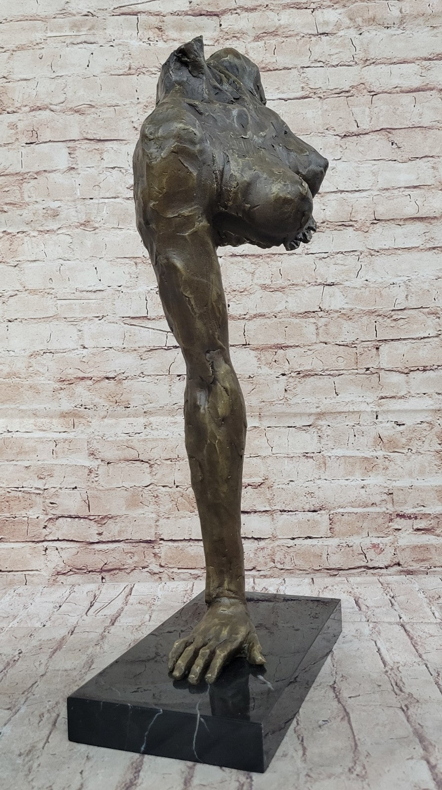 Modern Abstract Bronze Sculpture Female Woman Nude Hot Cast Extra Large Figurine