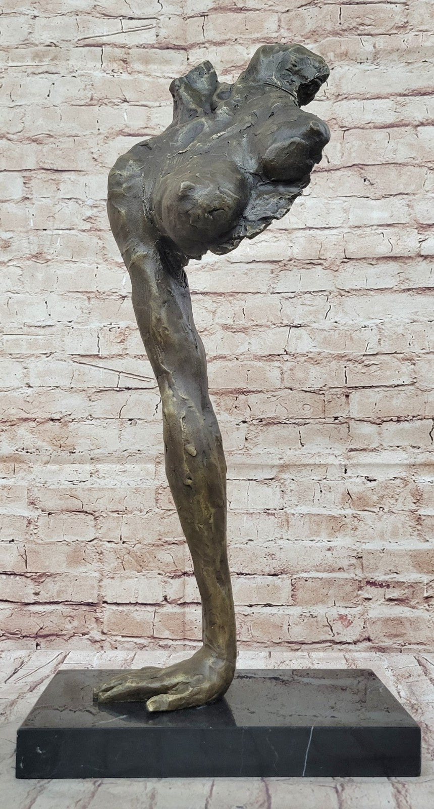 Modern Abstract Bronze Sculpture Female Woman Nude Hot Cast Extra Large Figurine