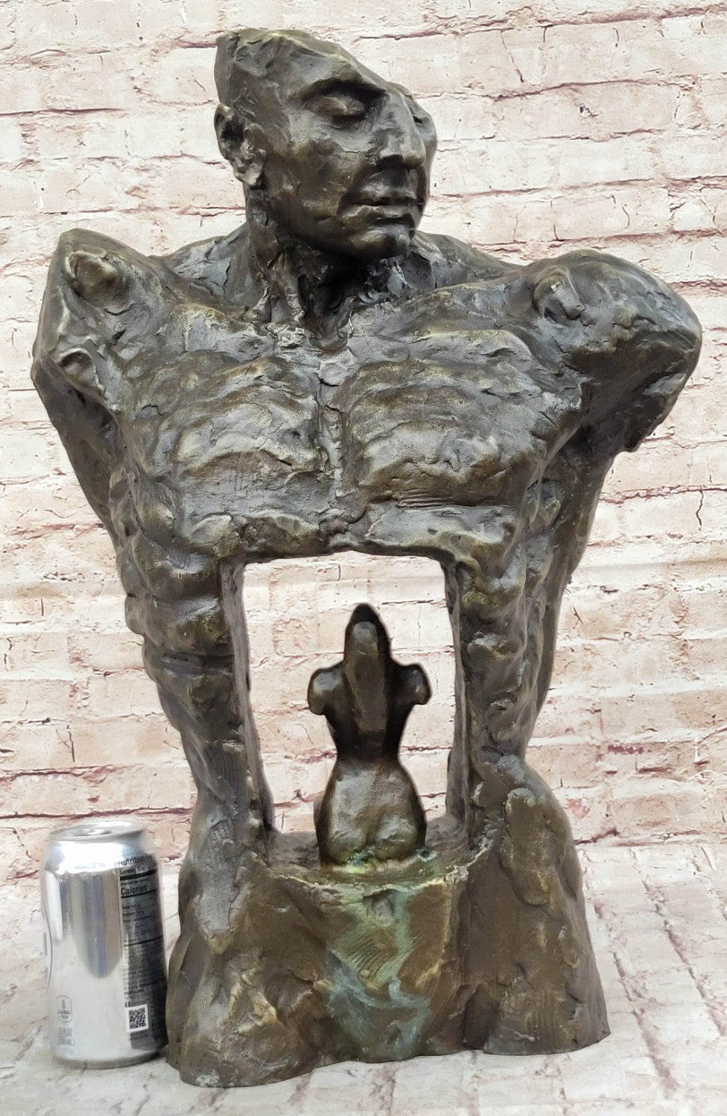 Abstract Creation of Life by American Mario Artist Nick Bronze Sculpture Decor