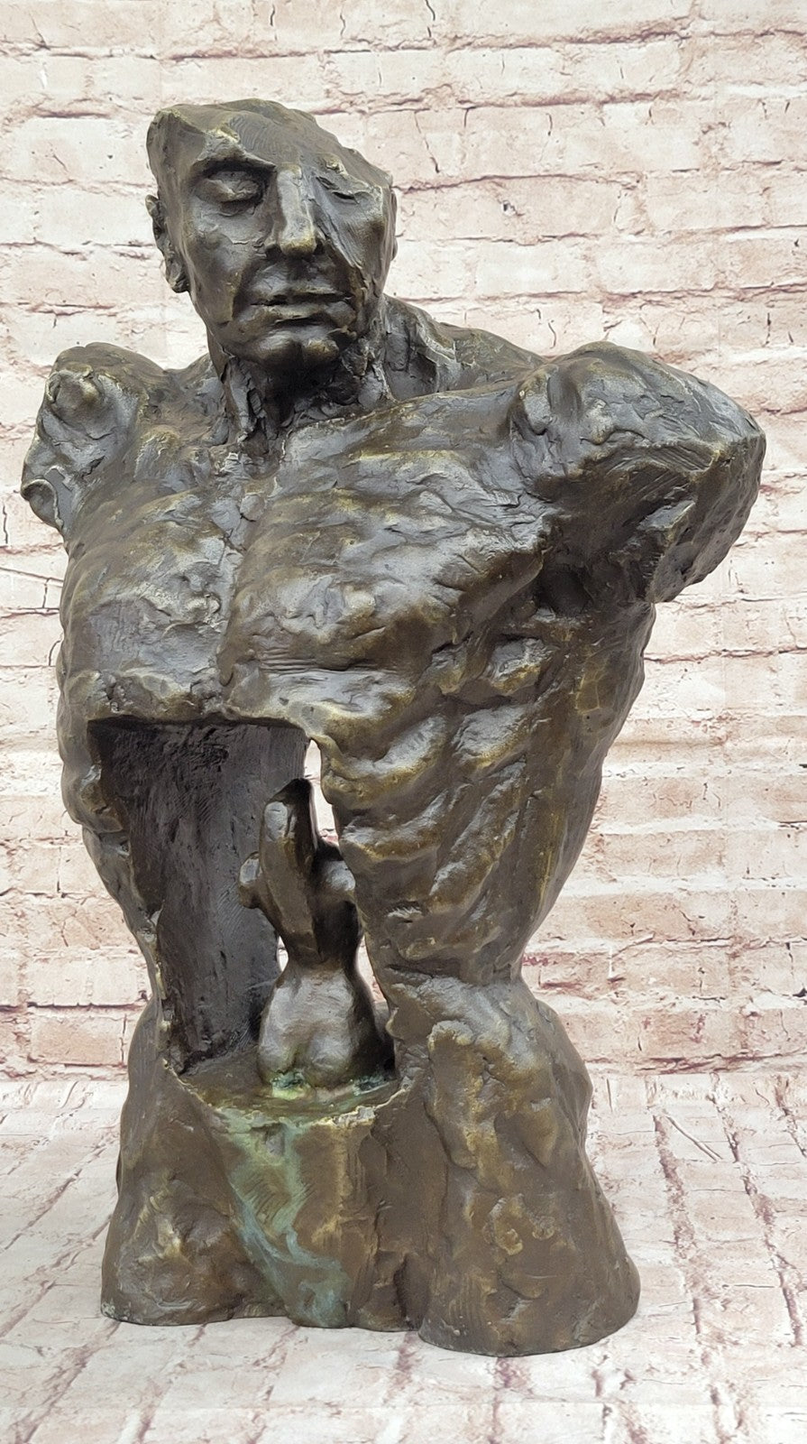 Abstract Creation of Life by American Mario Artist Nick Bronze Sculpture Decor