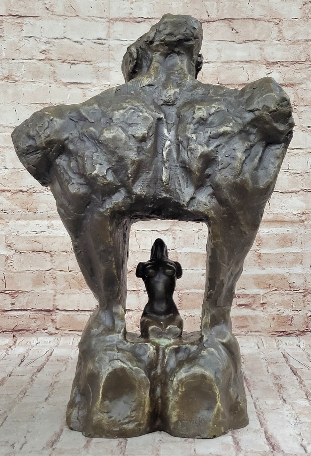 Abstract Creation of Life by American Mario Artist Nick Bronze Sculpture Decor