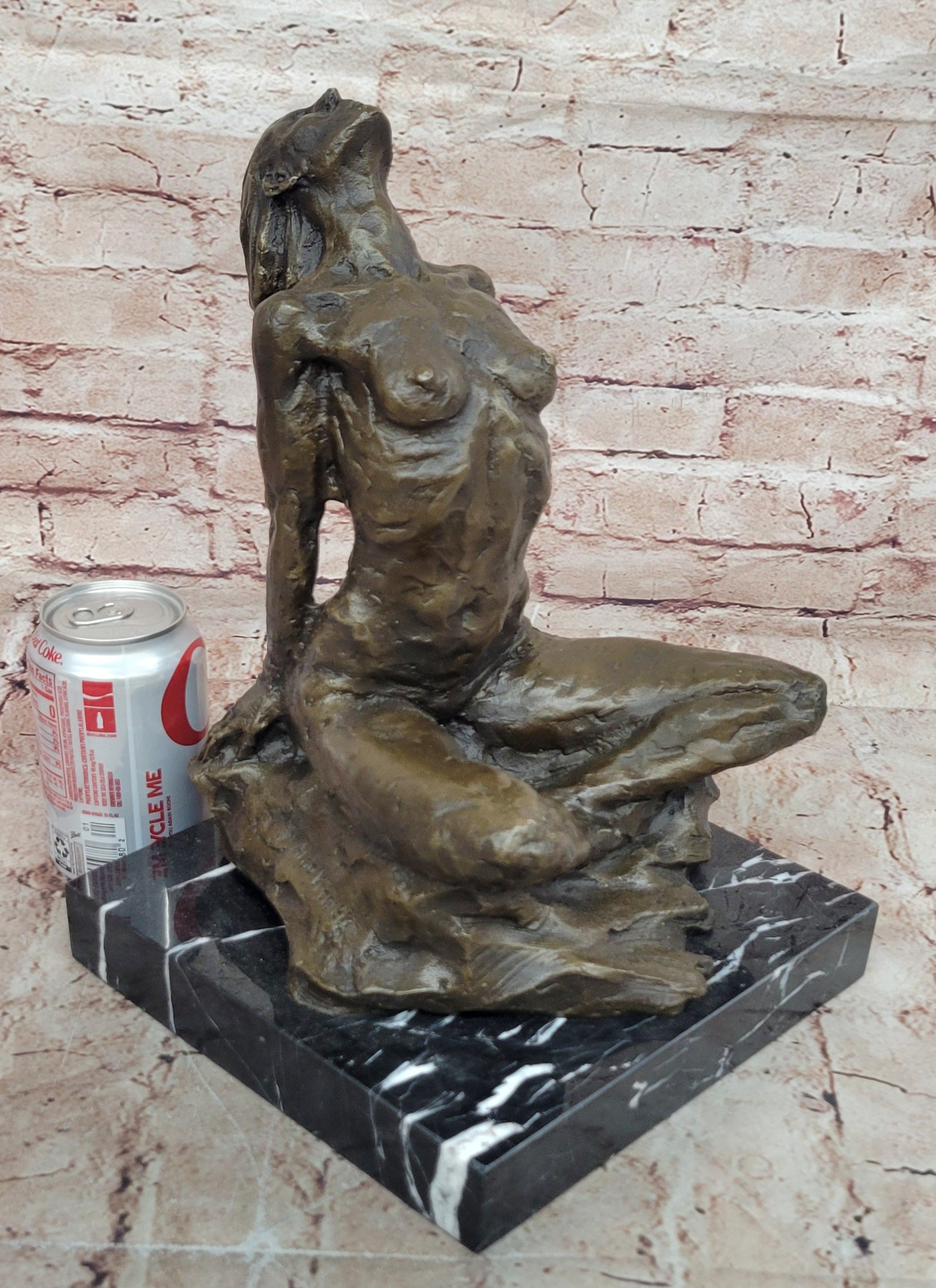 Handcrafted bronze sculpture SALE Abstract Vitaleh Aldo Original Signed Large