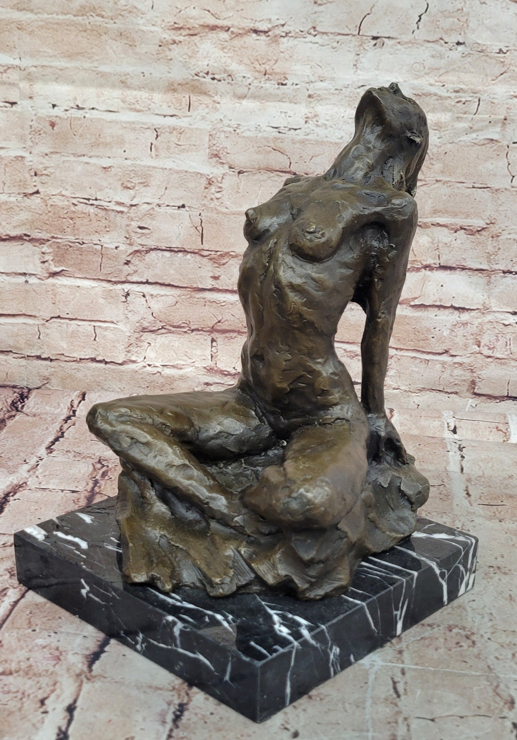 Handcrafted bronze sculpture SALE Abstract Vitaleh Aldo Original Signed Large