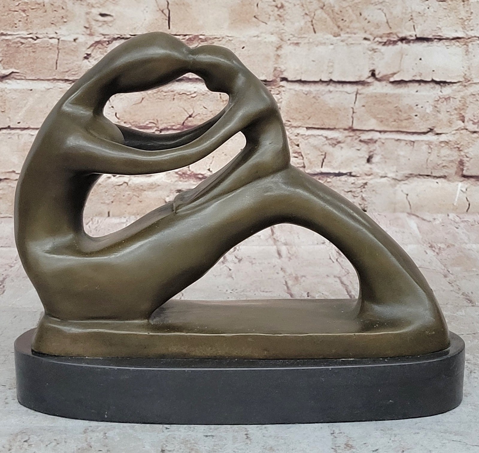 Milo`s Signed Original: Abstract Bronze Sculpture Celebrating Mother`s Love