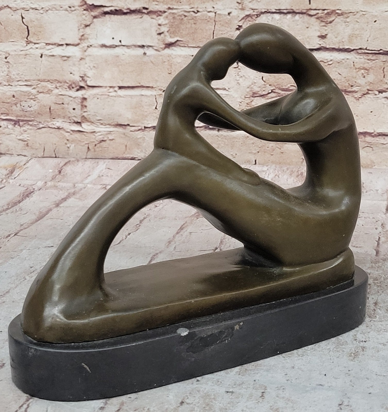 Milo`s Signed Original: Abstract Bronze Sculpture Celebrating Mother`s Love