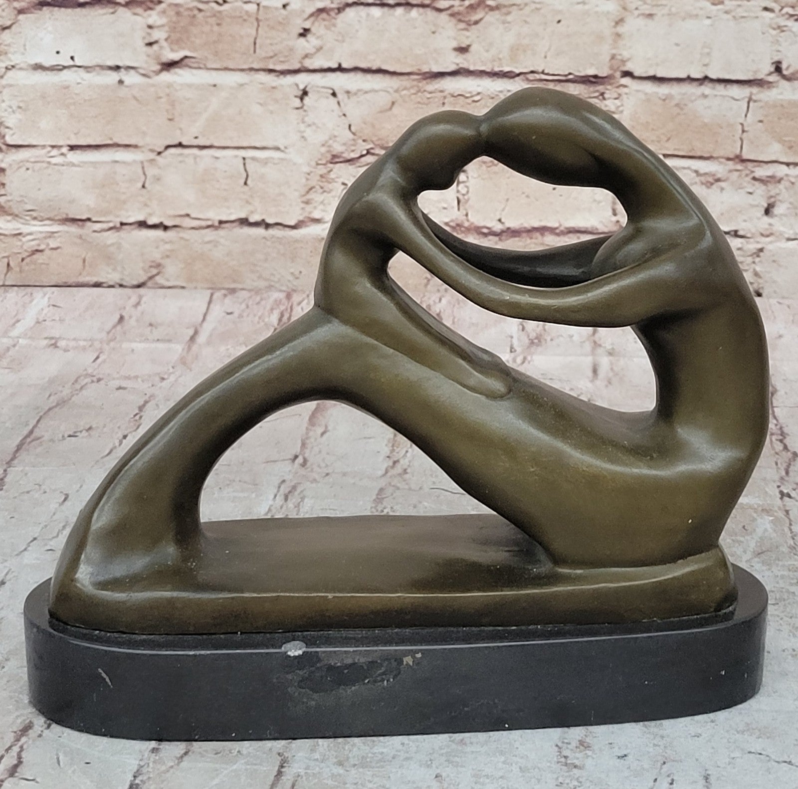 Milo`s Signed Original: Abstract Bronze Sculpture Celebrating Mother`s Love