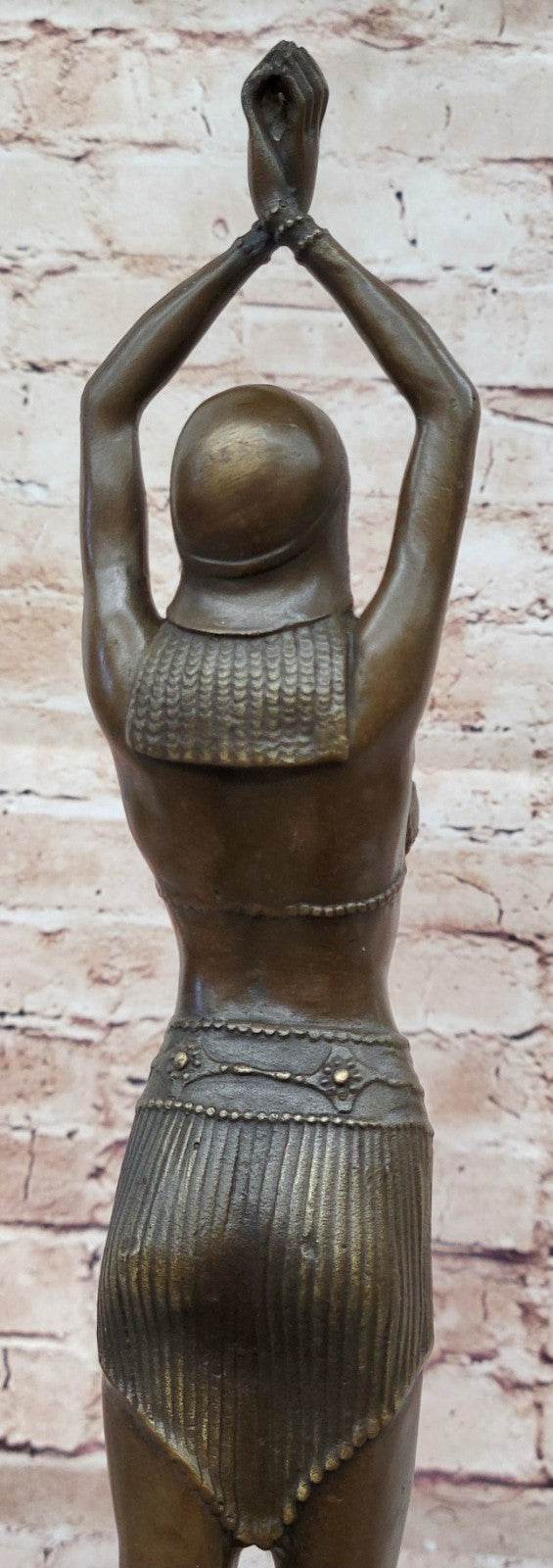 Vintage Chiparus Egyptian Dancer Art Nouveau Real Bronze Figurine LARGE